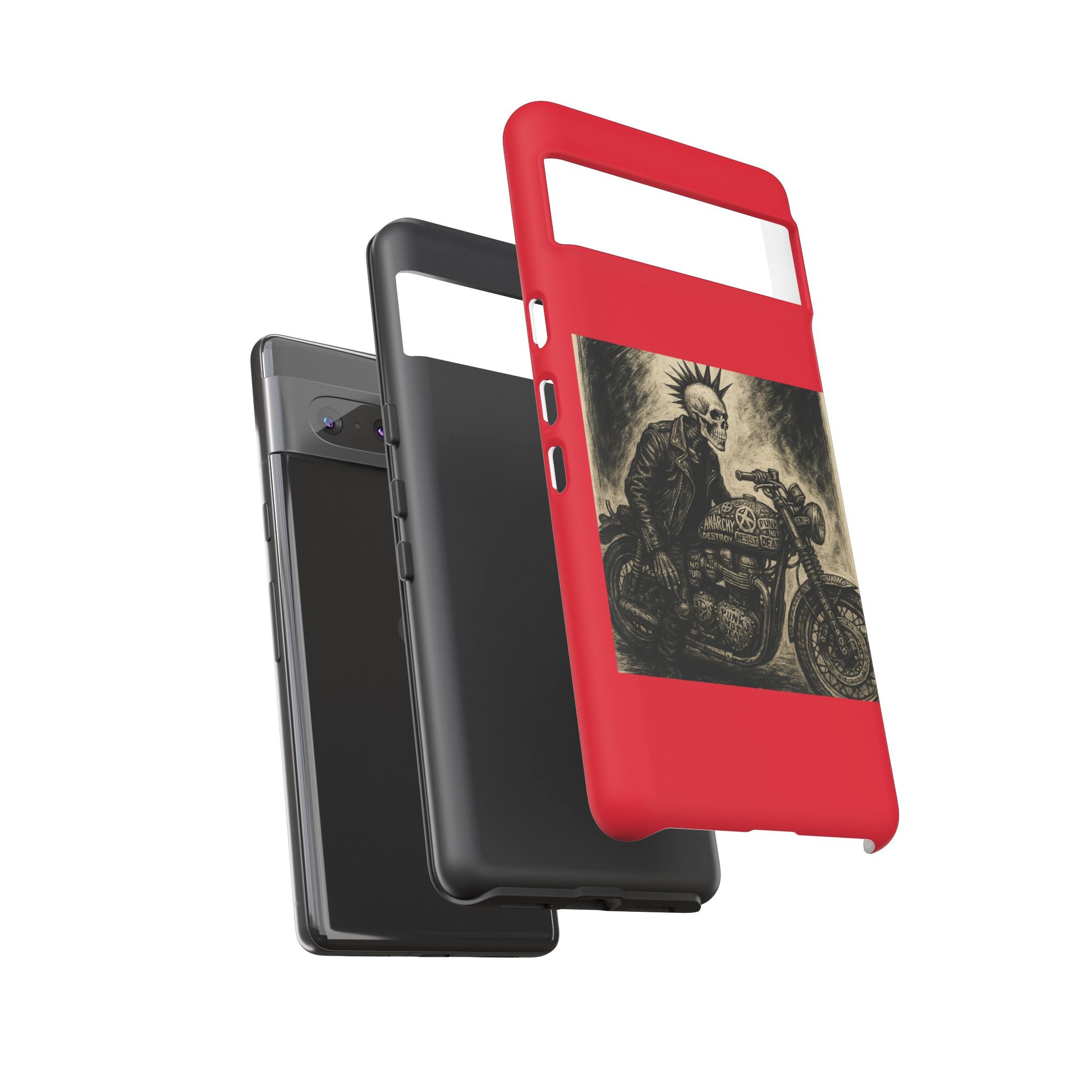 Gothic Punk Biker Skeleton Cases