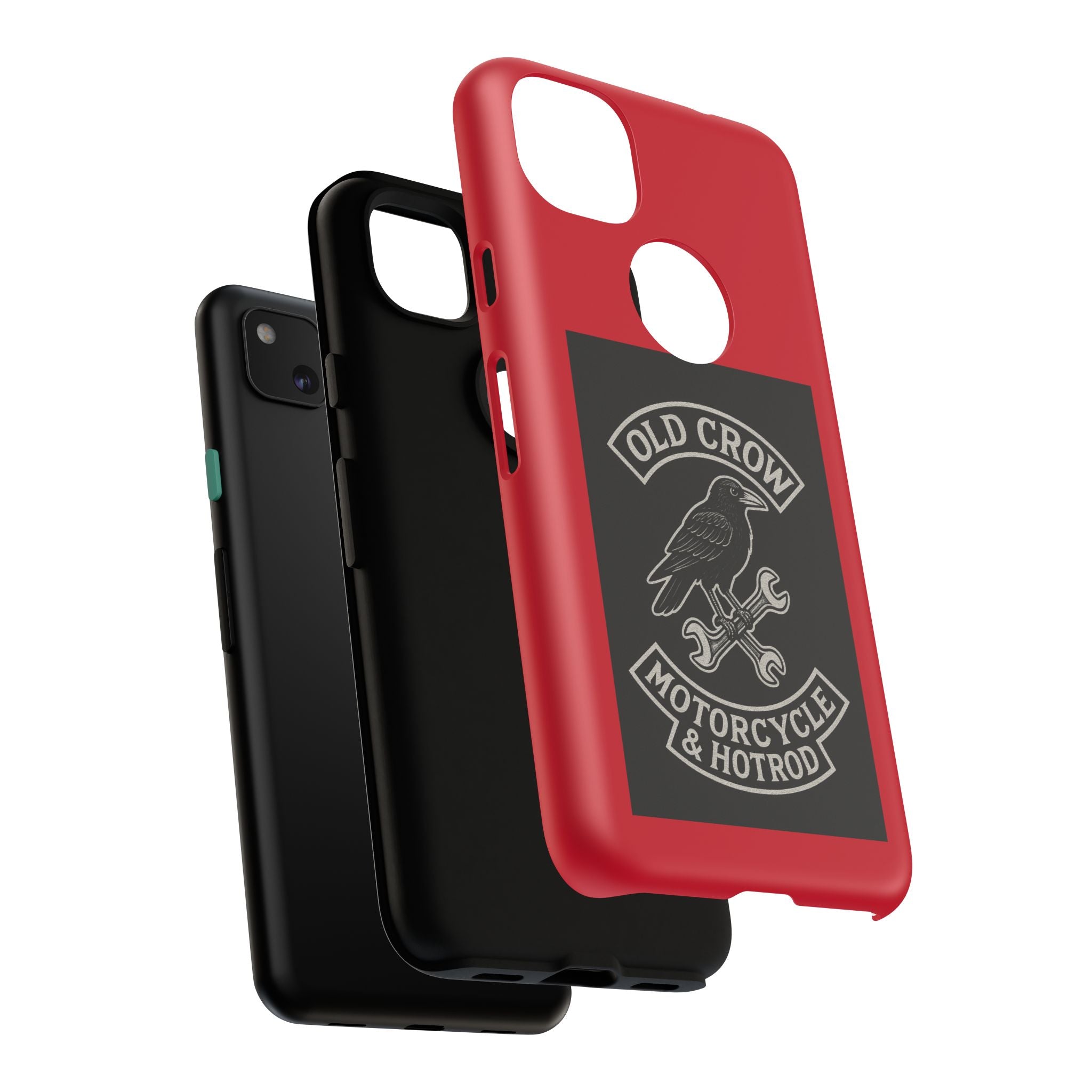 Old Crow Garage Retro Hotrod Rider Cases