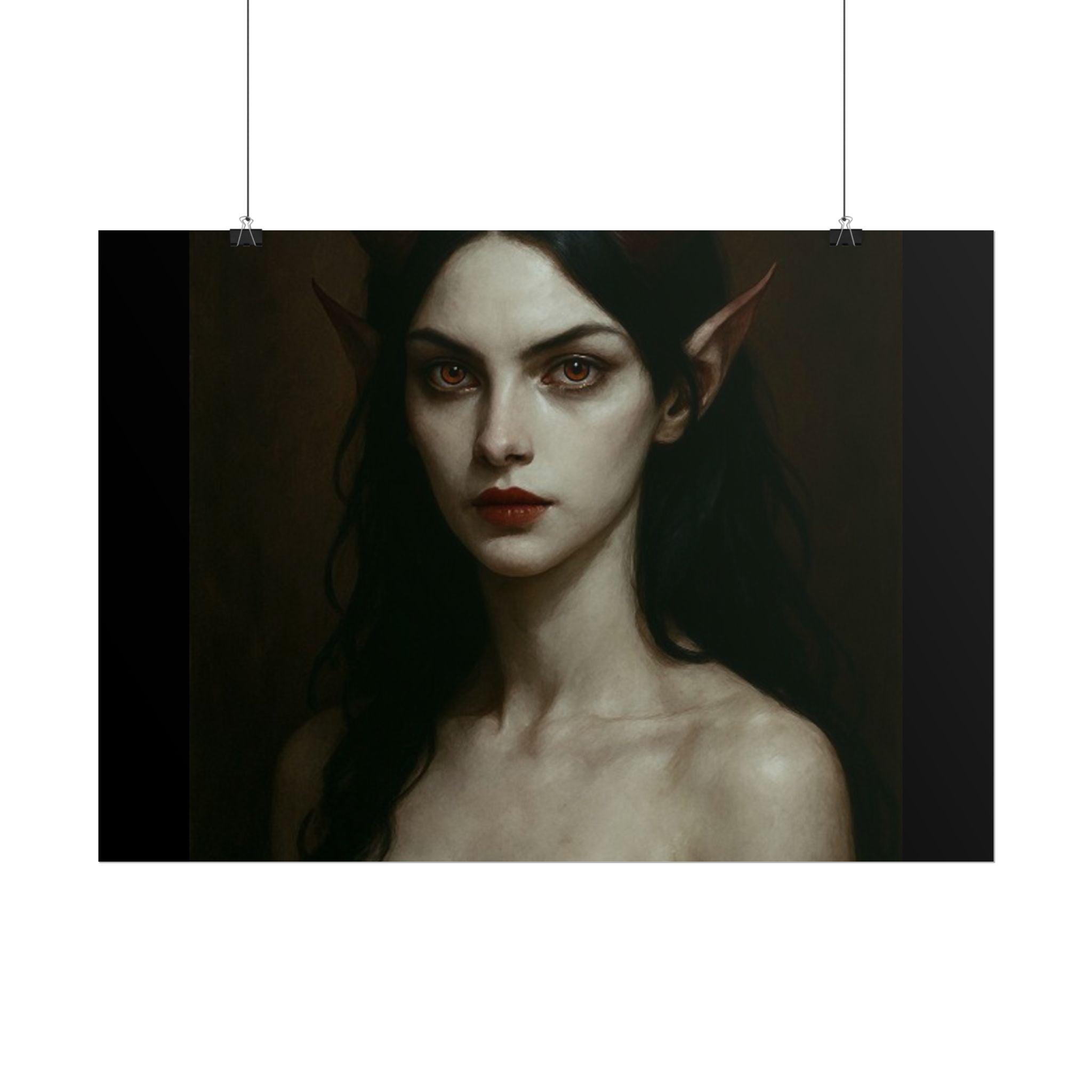 Gothic Art Rolled Posters, Dark Fantasy Wall Decor