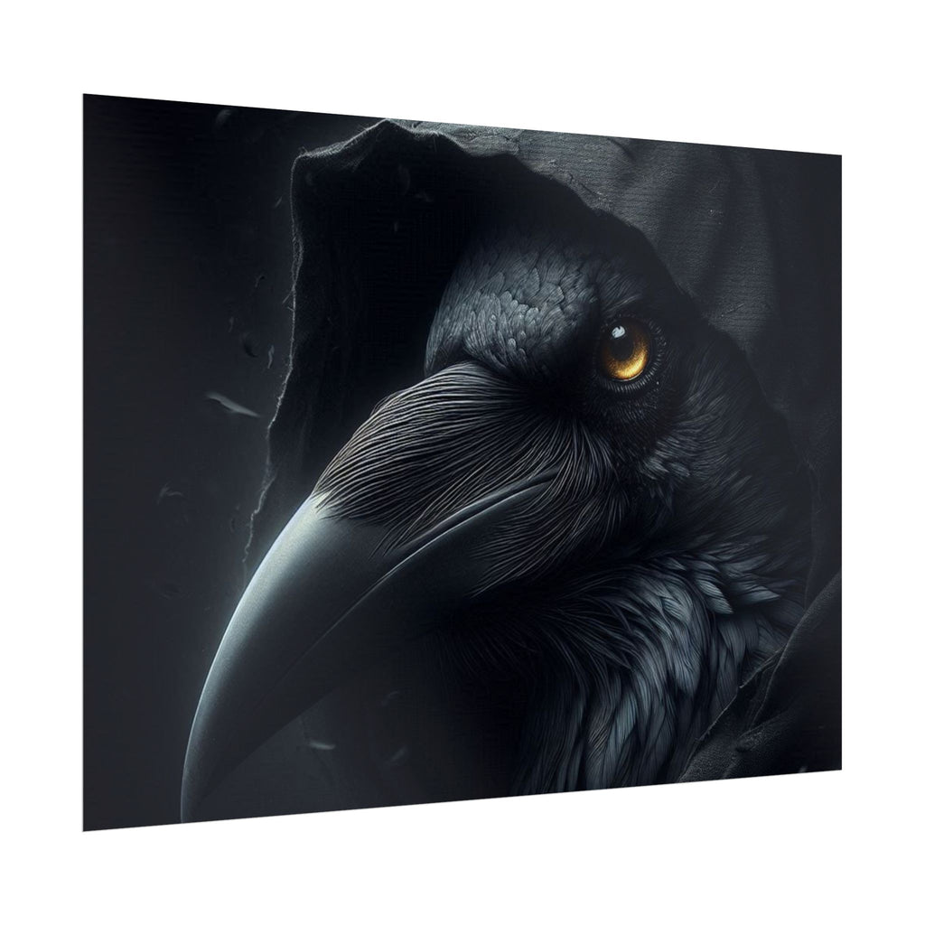 Dark Raven Hooded Rolled Poster