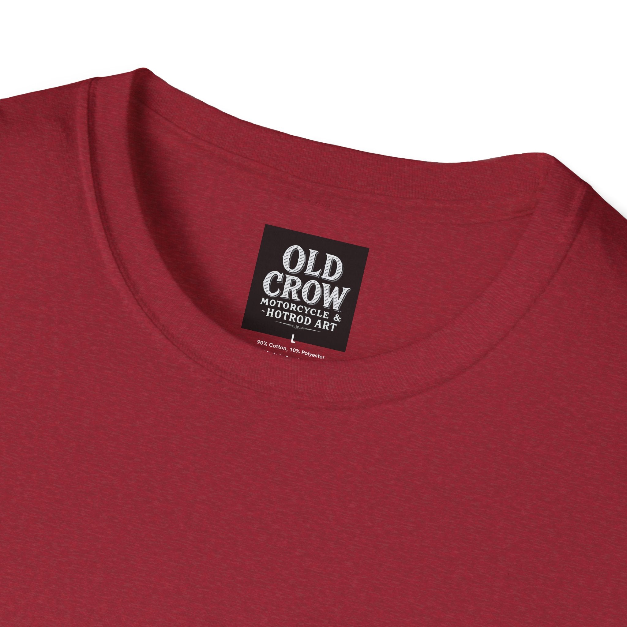 Retro Biker Life Old Crow Shop Sign T-Shirt