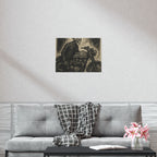 Edgy Motorcycle Art Print