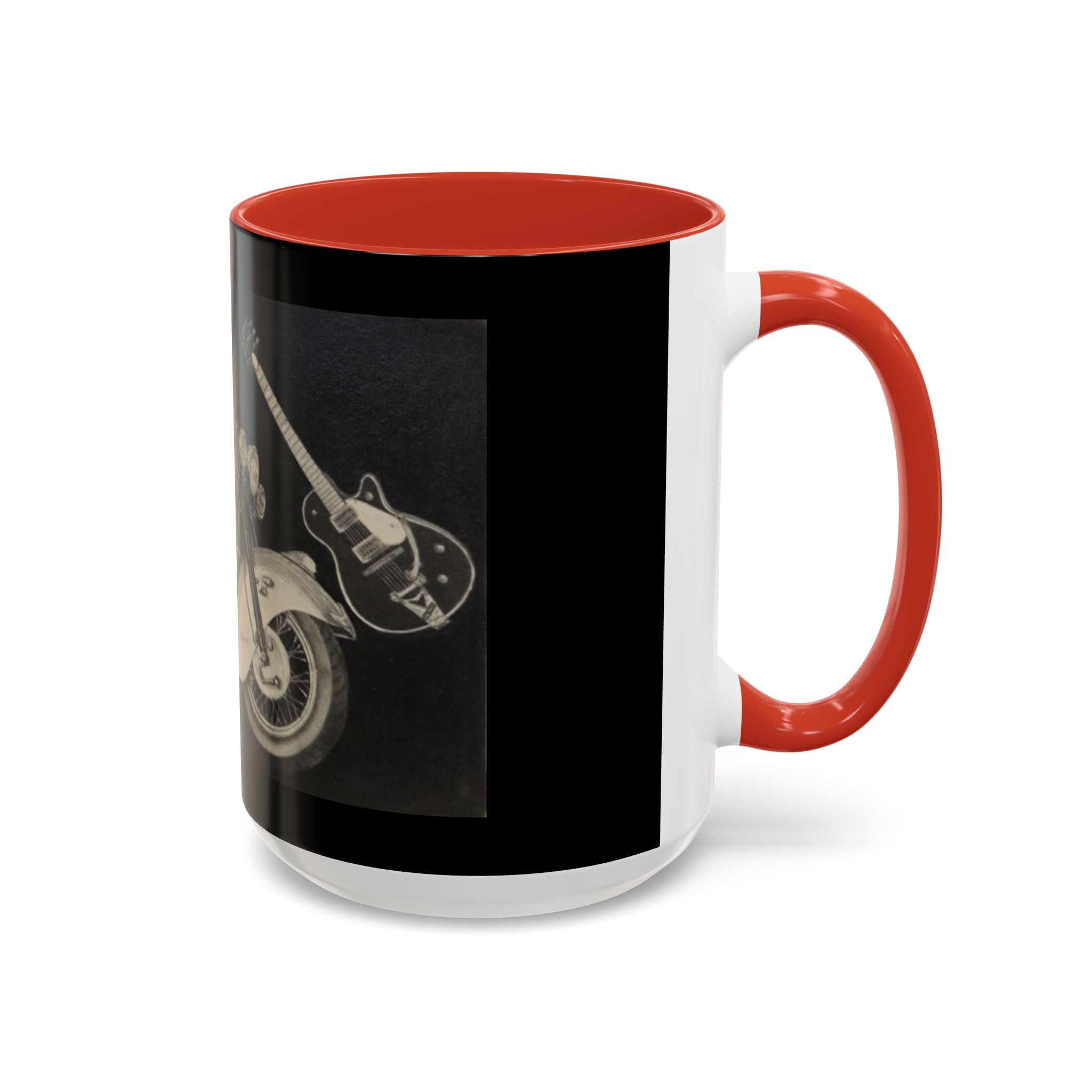 15 Vintage Motorcycle & Guitar Coffee Mug