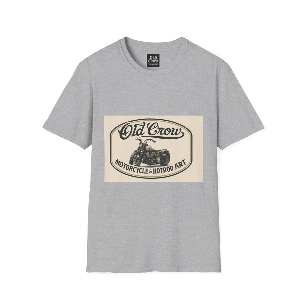 Retro Biker Life Old Crow Shop Sign T-Shirt