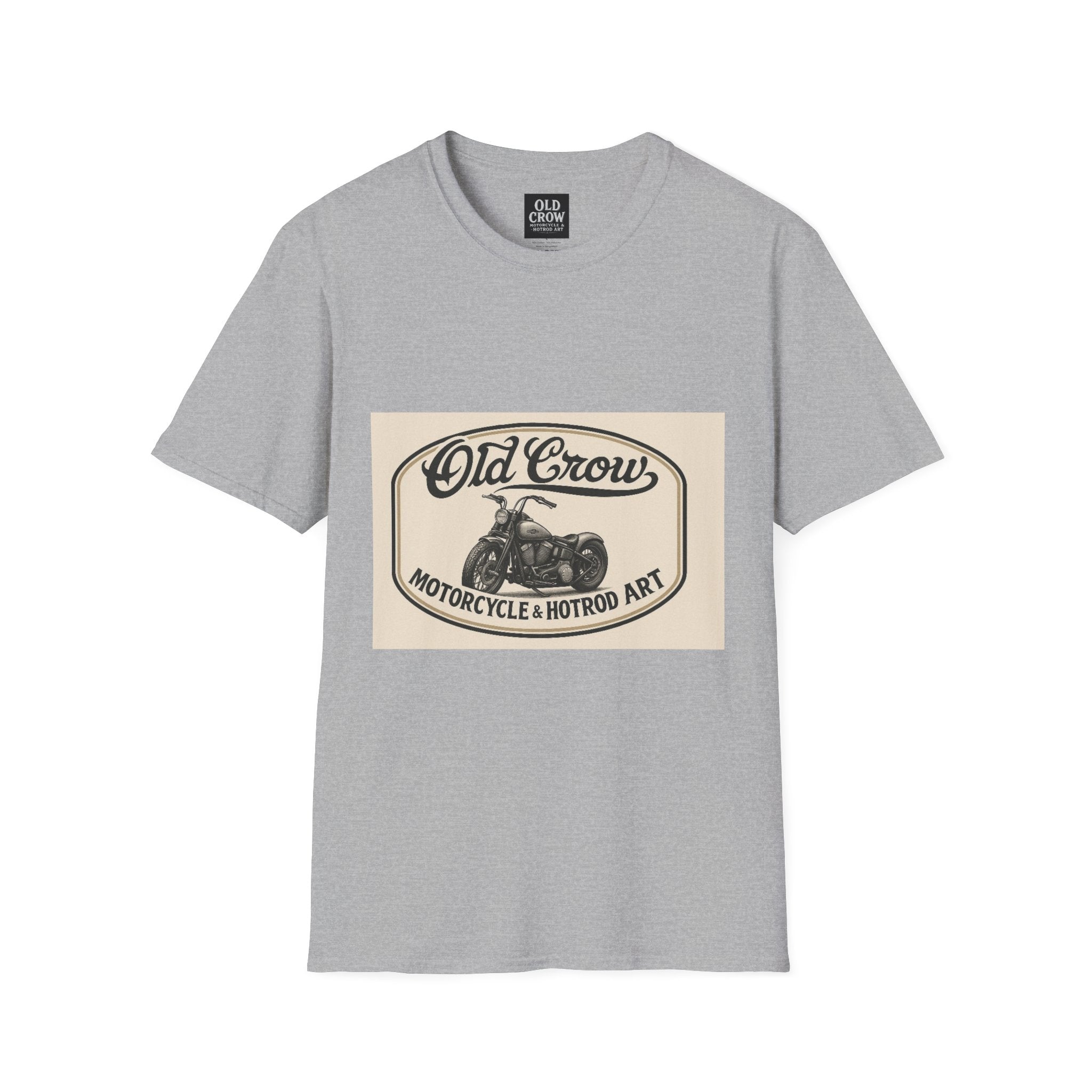Retro Biker Life Old Crow Shop Sign T-Shirt