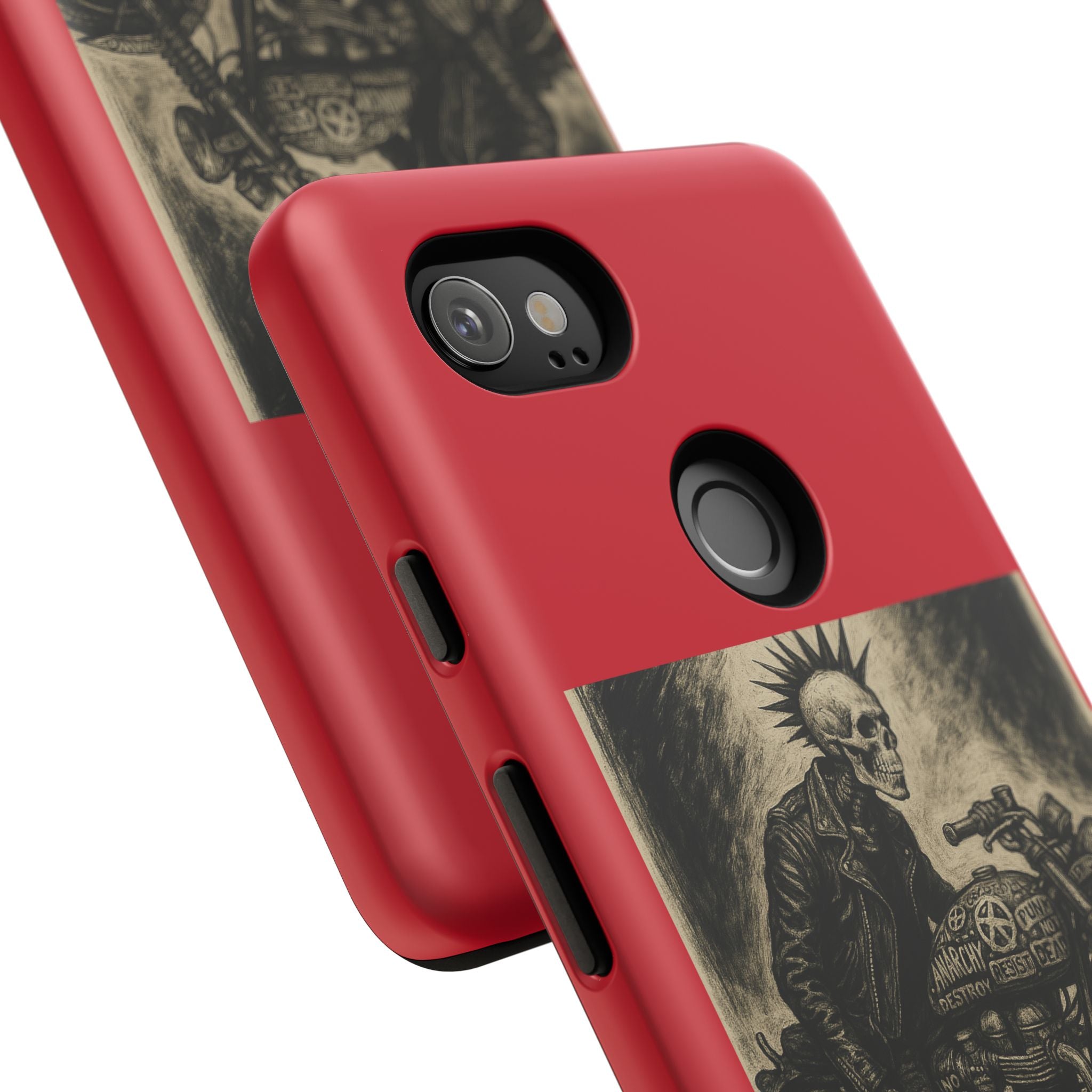 Gothic Punk Biker Skeleton Cases