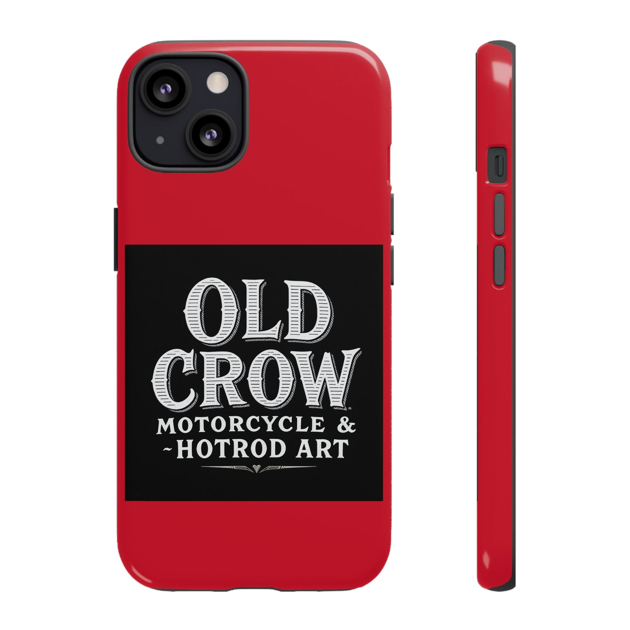 Classic Old Crow Garage Typography Cases