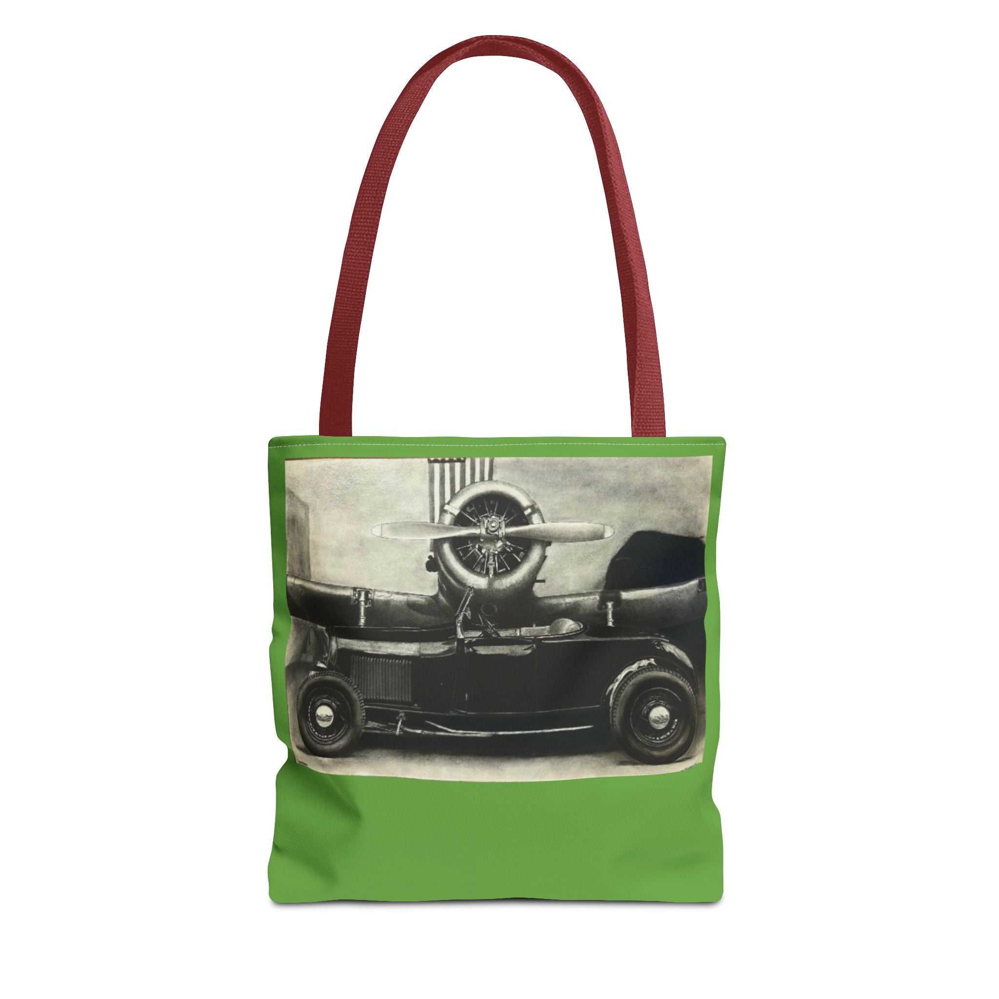 Wings Over Wheels Tote Bag