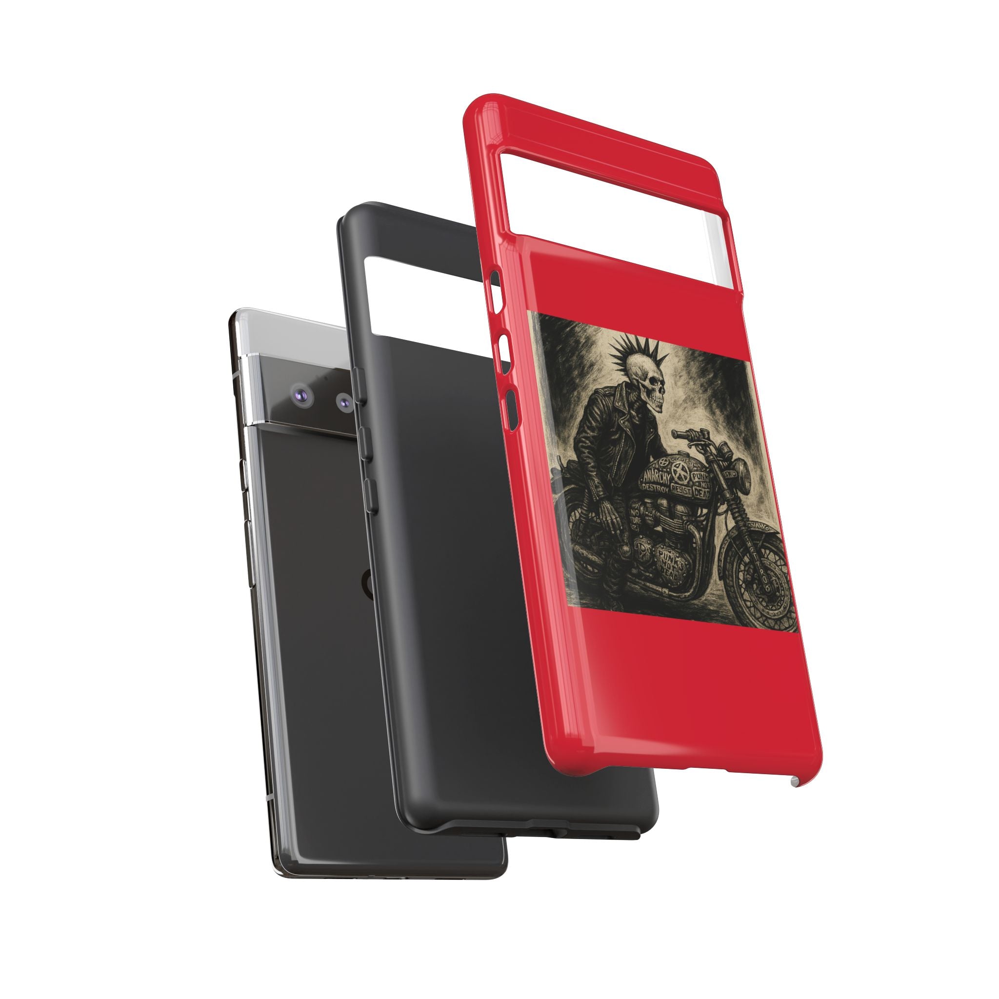Gothic Punk Biker Skeleton Cases