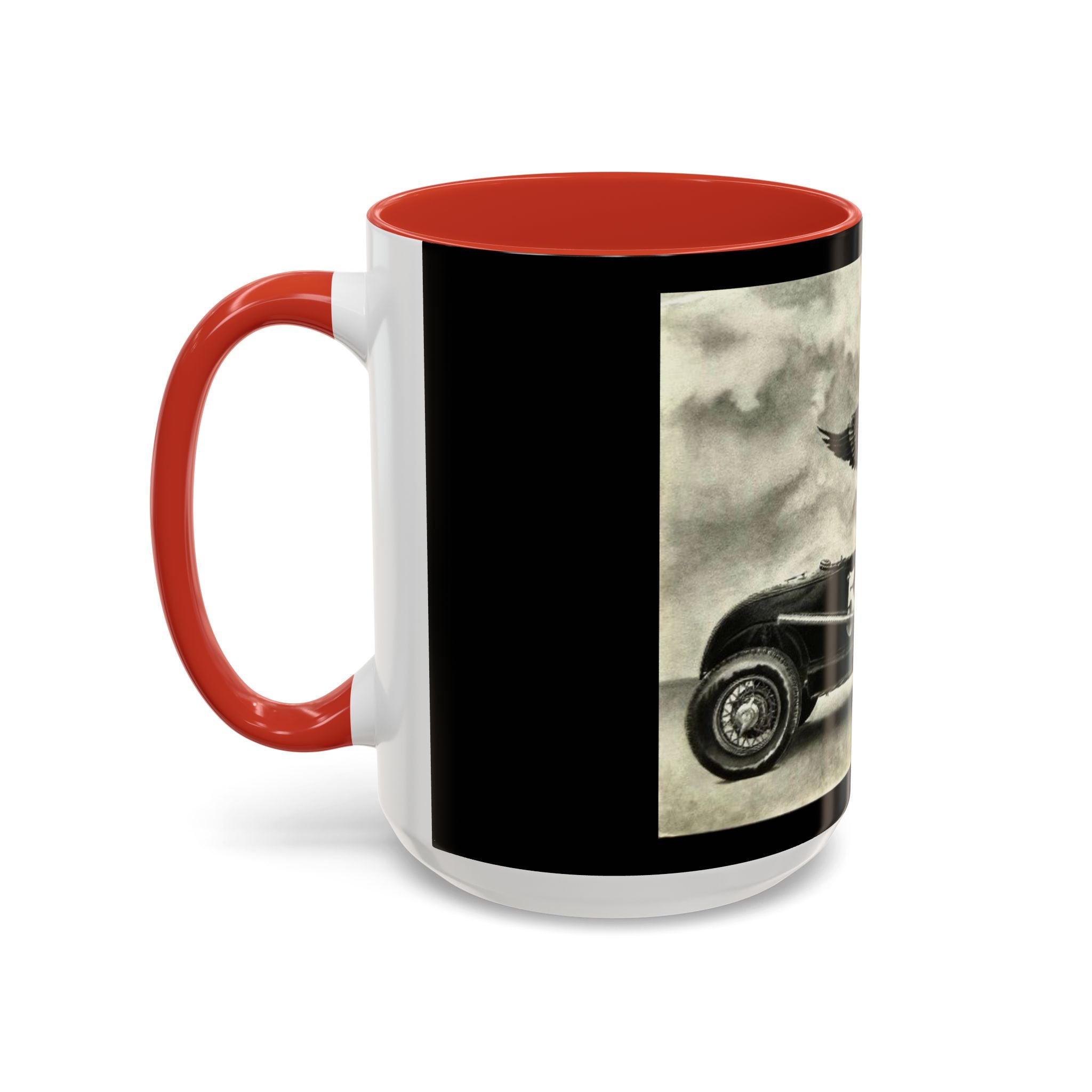 18 Vintage Racing Accent Coffee Mug
