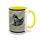 5 Custom Motorcycle Art Coffee Mug