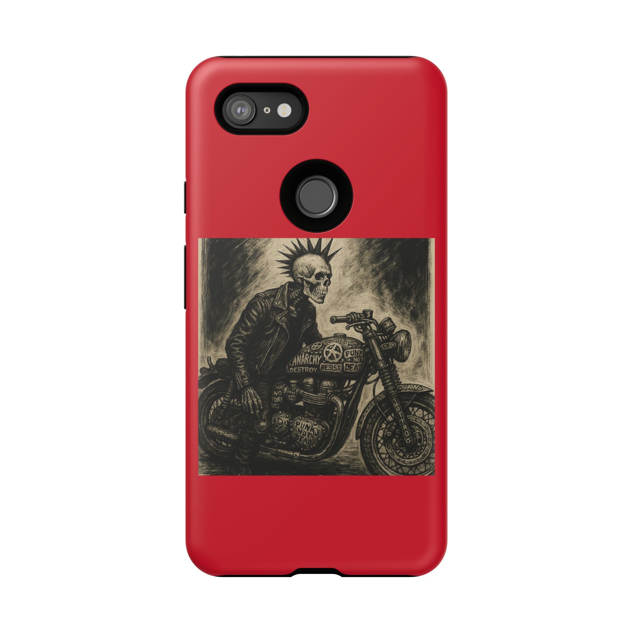 Gothic Punk Biker Skeleton Cases