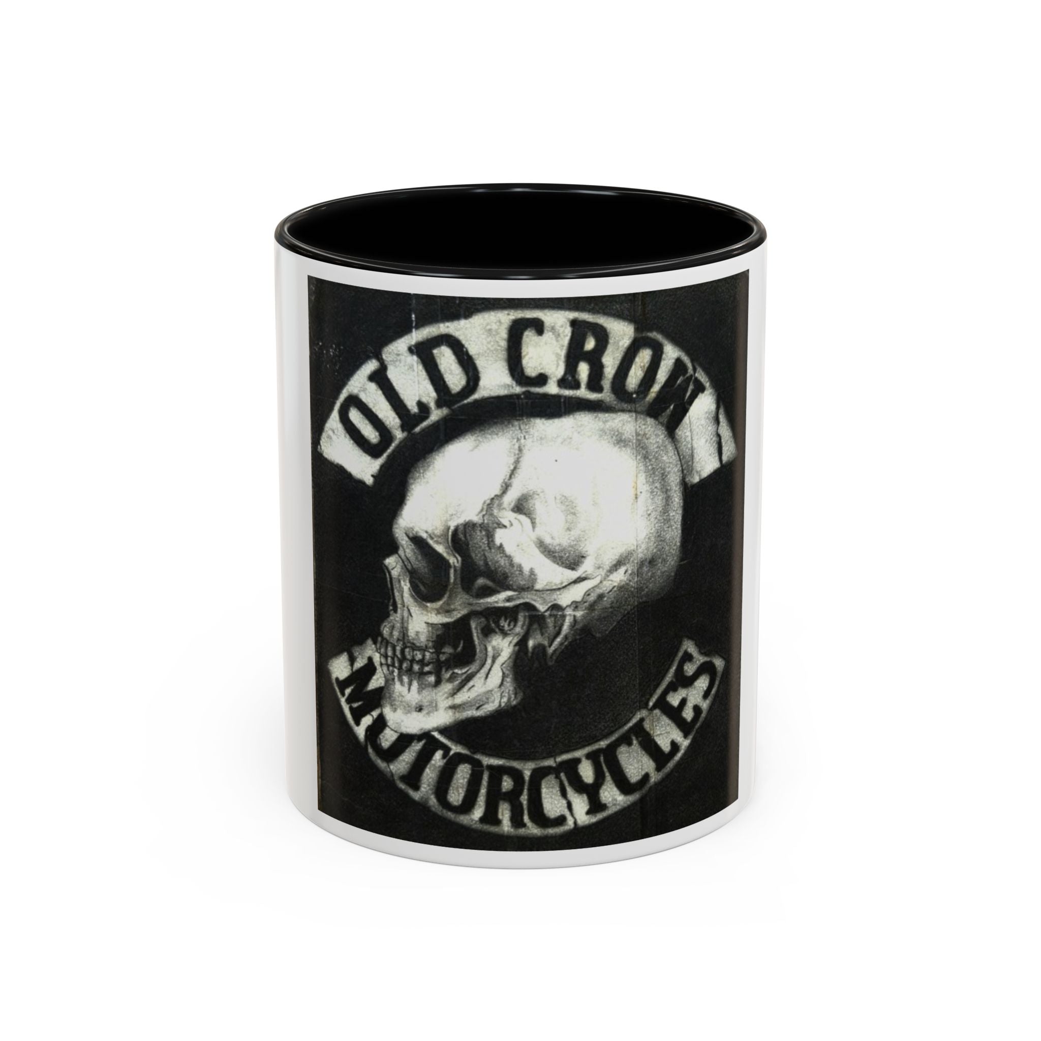 Old Crow Motorcycles Skull Mug