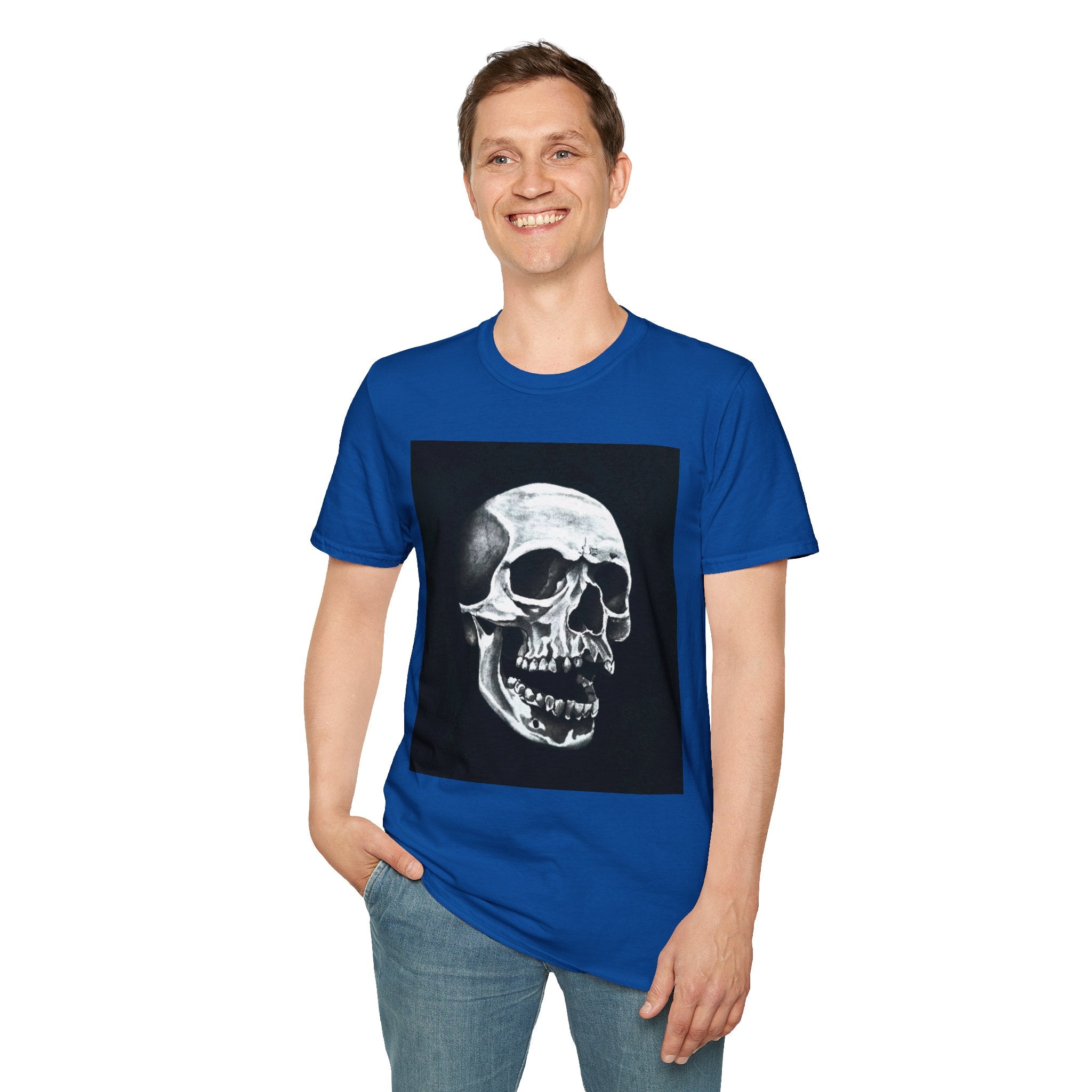 Skull of Shadows Softstyle T-Shirt, classic skull