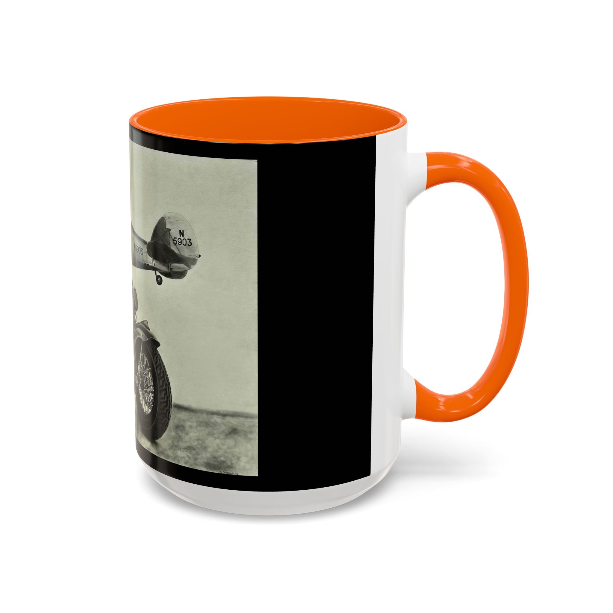 17 Retro Motorcycle & Airplane Coffee Mug
