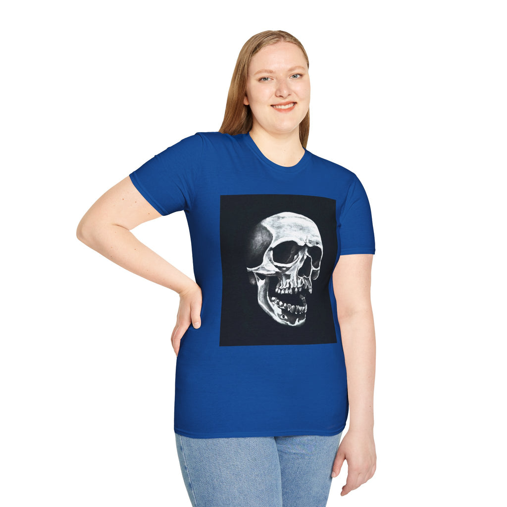Skull of Shadows Softstyle T-Shirt, classic skull