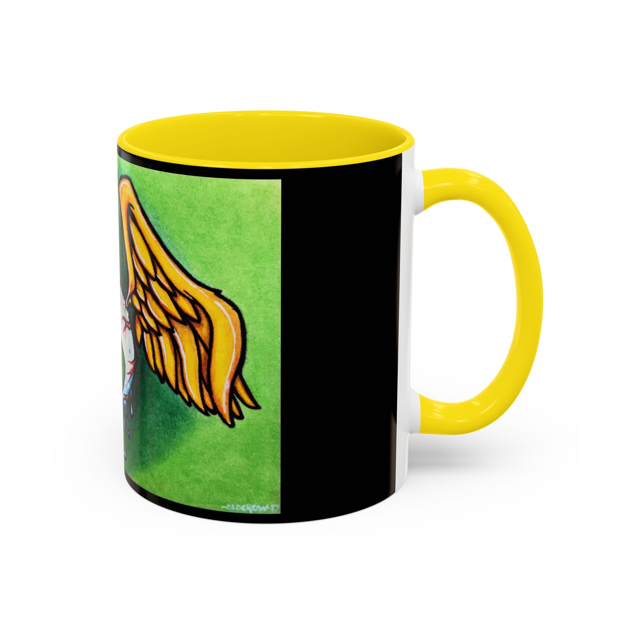 28 Whimsical Gothic Winged Eye Coffee Mug