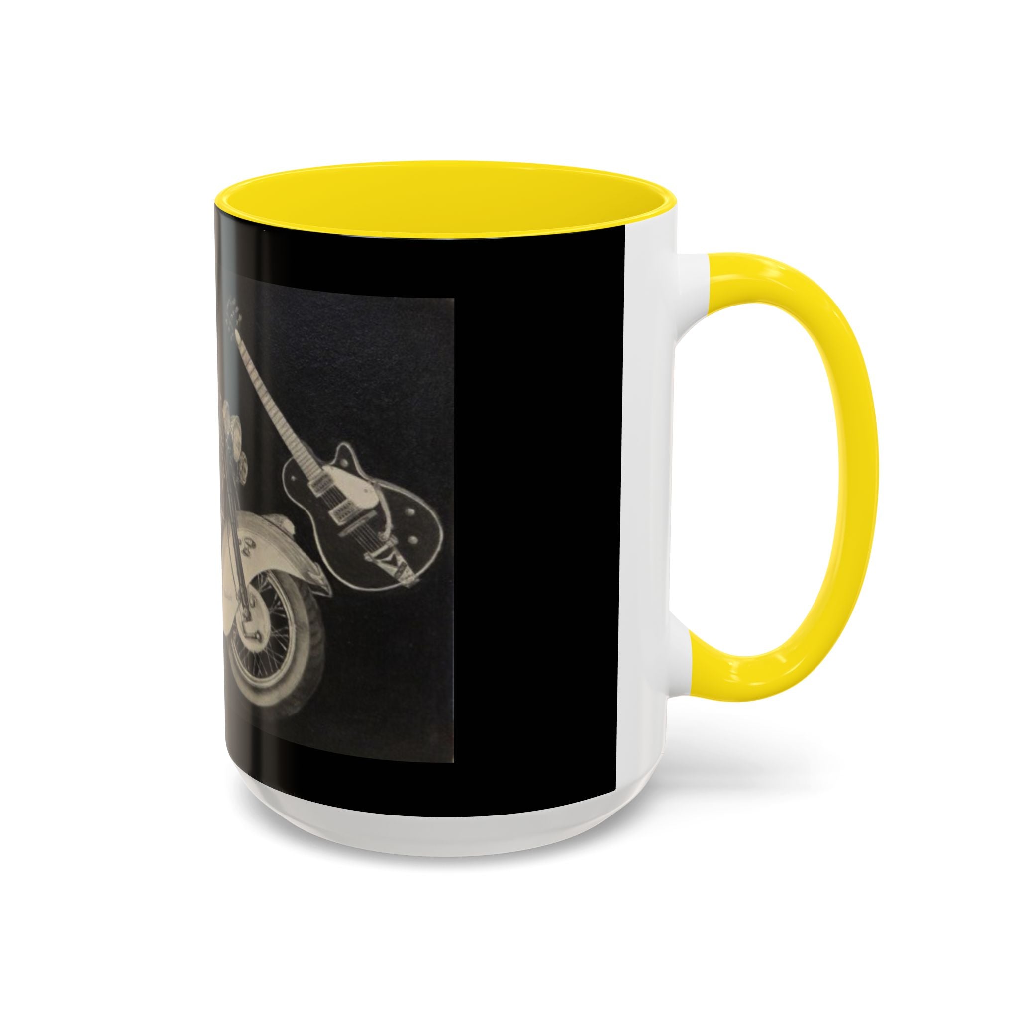 15 Vintage Motorcycle & Guitar Coffee Mug