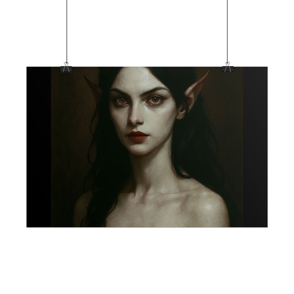 Gothic Art Rolled Posters, Dark Fantasy Wall Decor