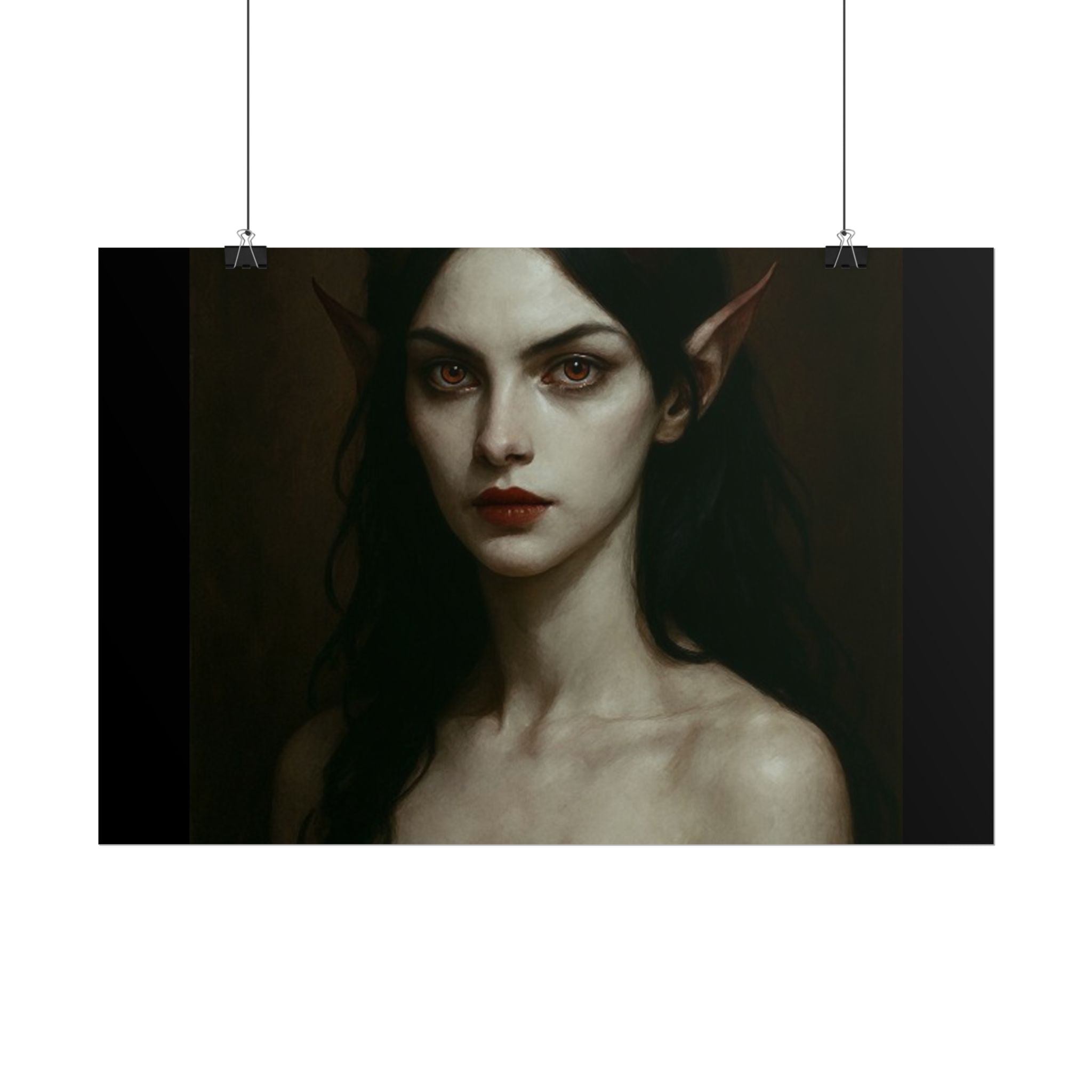 Gothic Art Rolled Posters, Dark Fantasy Wall Decor