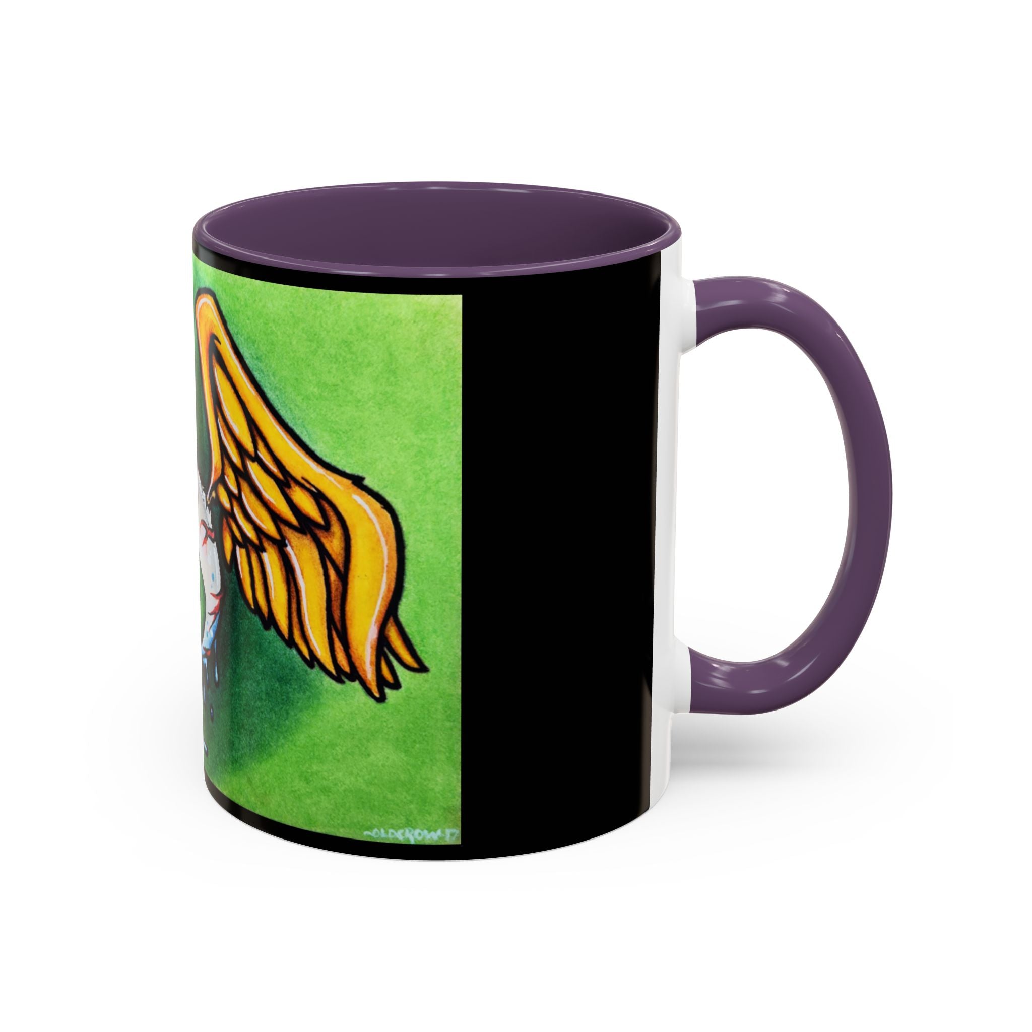 28 Whimsical Gothic Winged Eye Coffee Mug