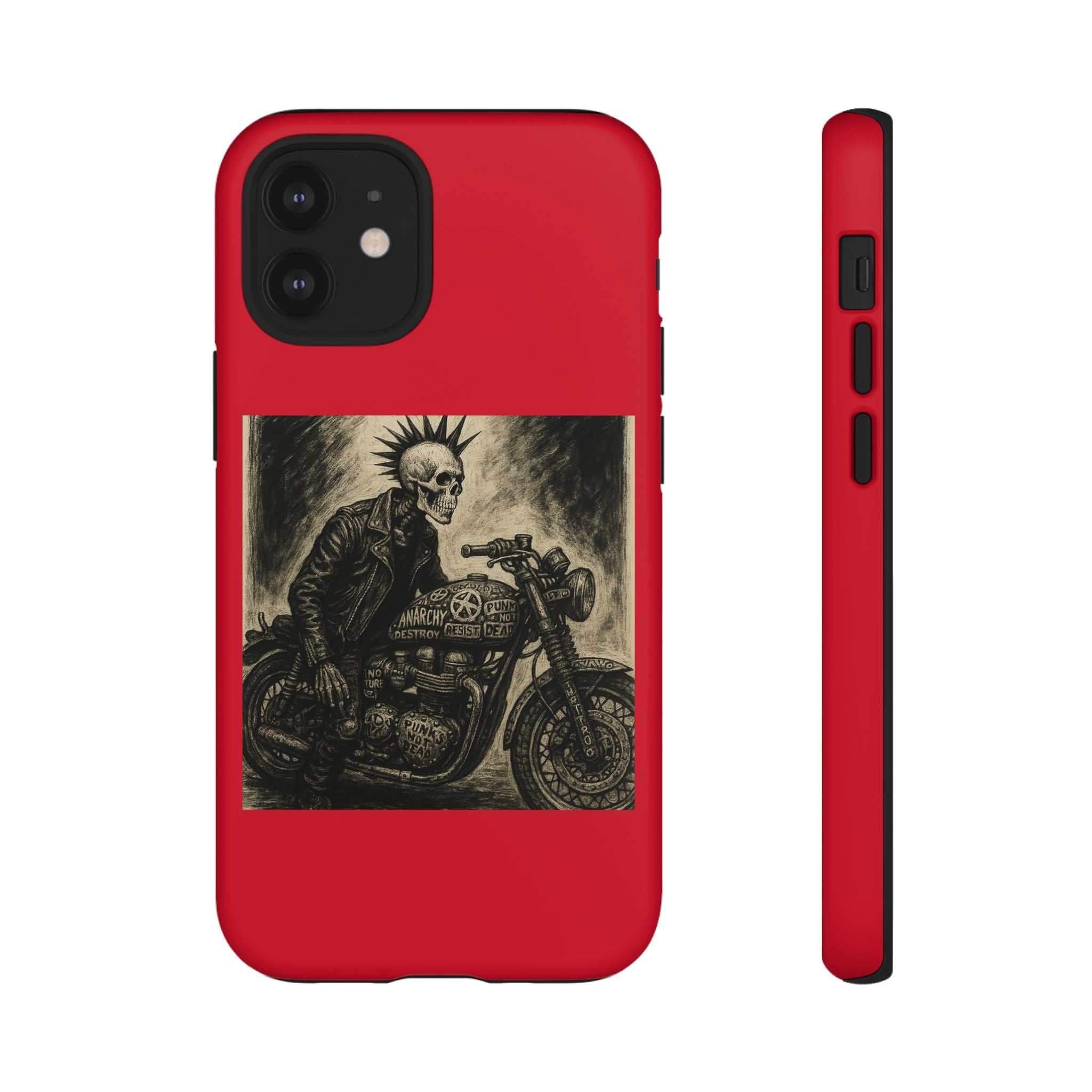 Gothic Punk Biker Skeleton Cases
