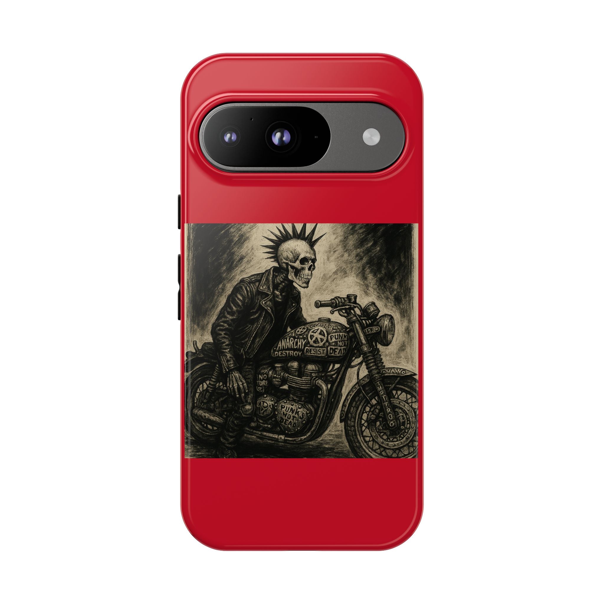 Gothic Punk Biker Skeleton Cases