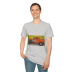 Vintage Hotrod in Motion Softstyle T-Shirt, " Book'n"