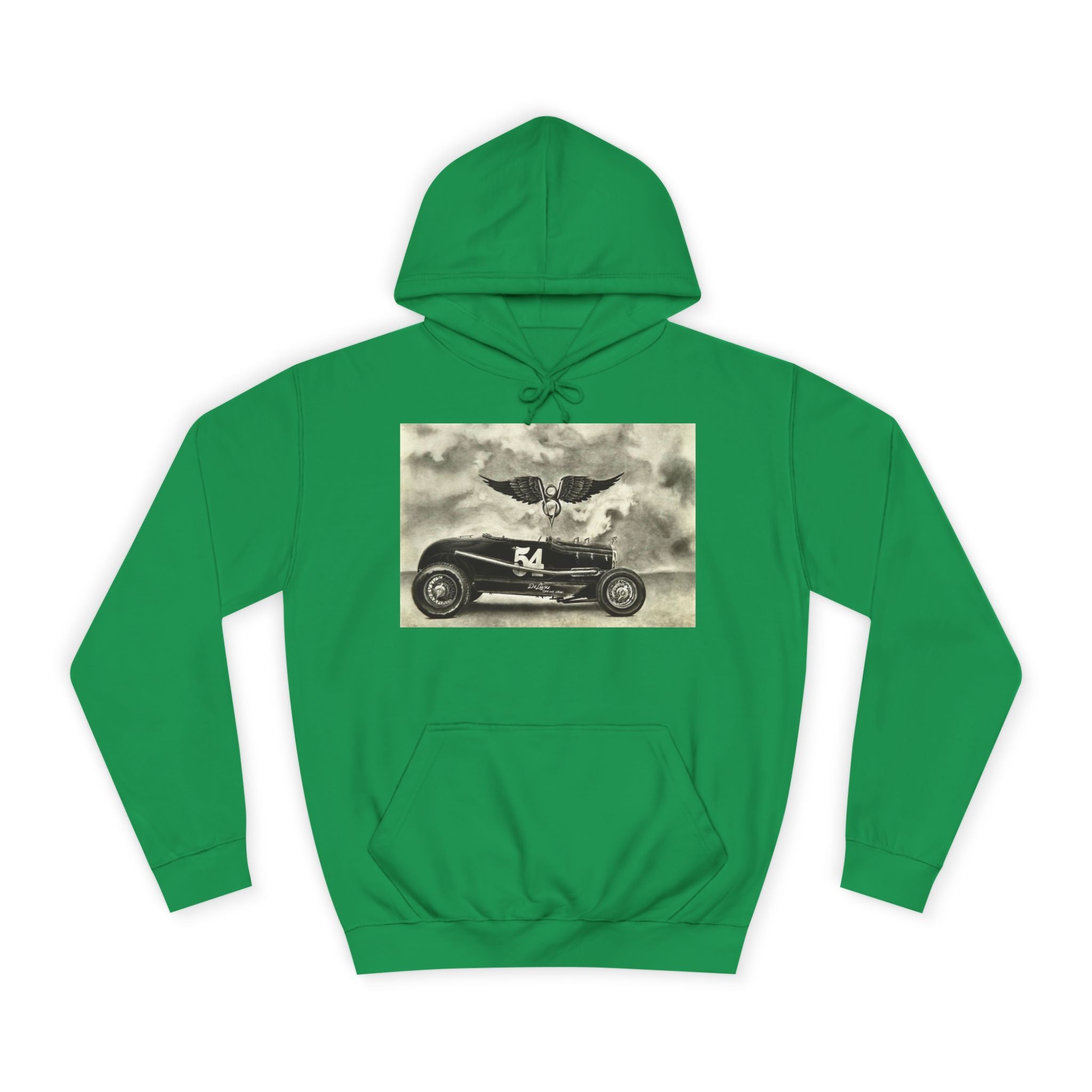 No. 54 Winged Hotrod Hoodie