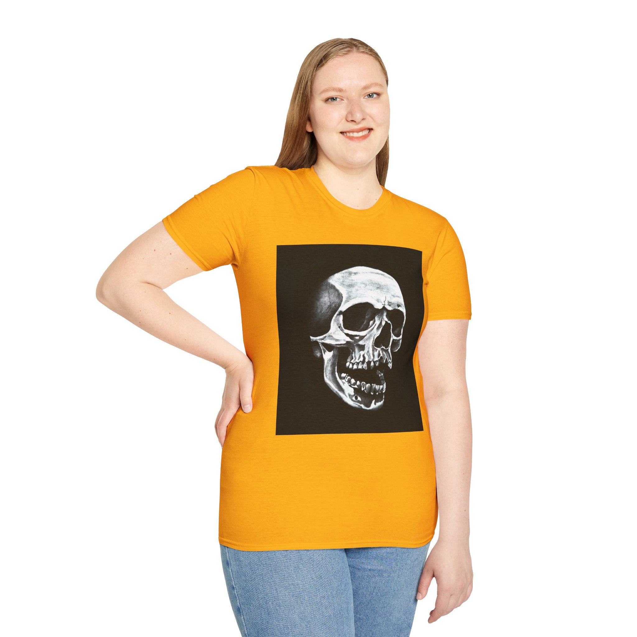 Skull of Shadows Softstyle T-Shirt, classic skull