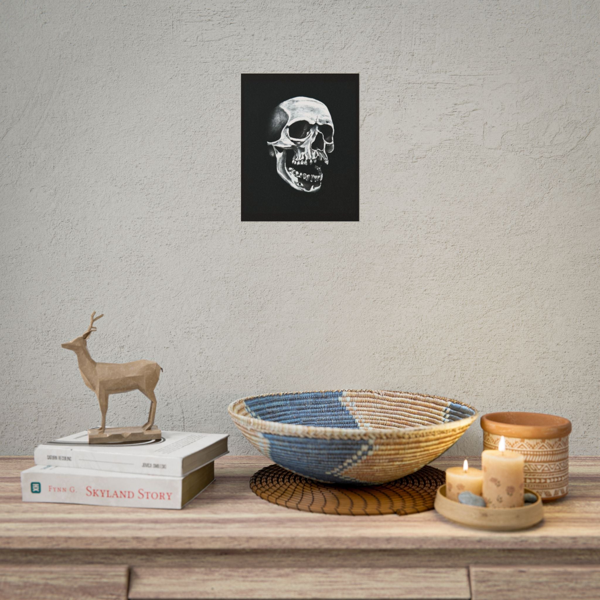 Skull Art Rolled Posters