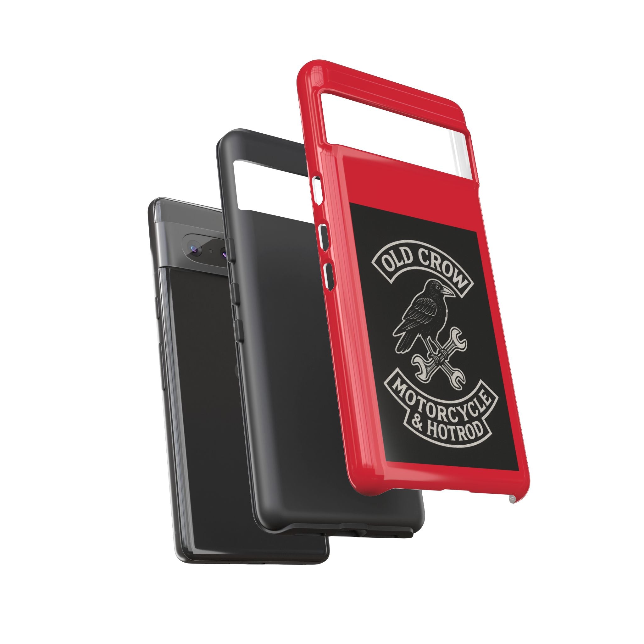 Old Crow Garage Retro Hotrod Rider Cases