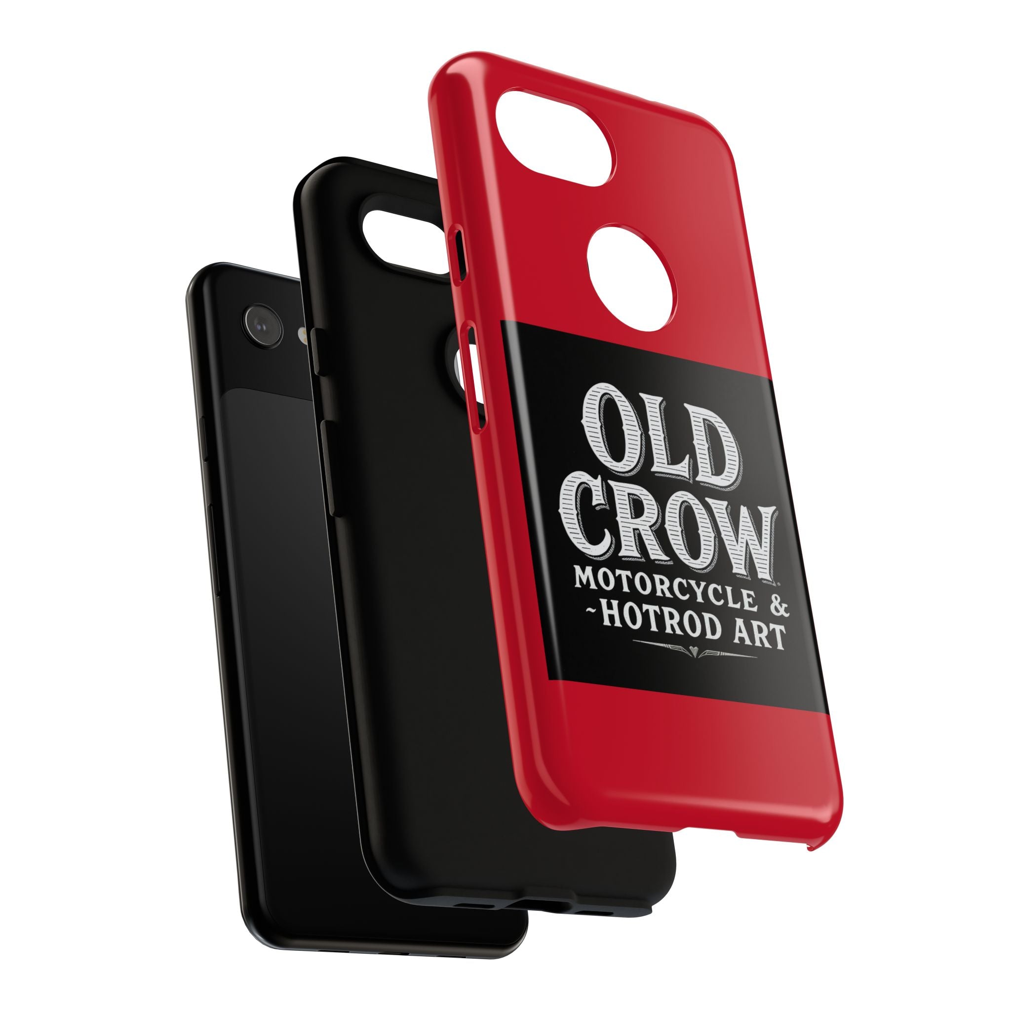 Classic Old Crow Garage Typography Cases
