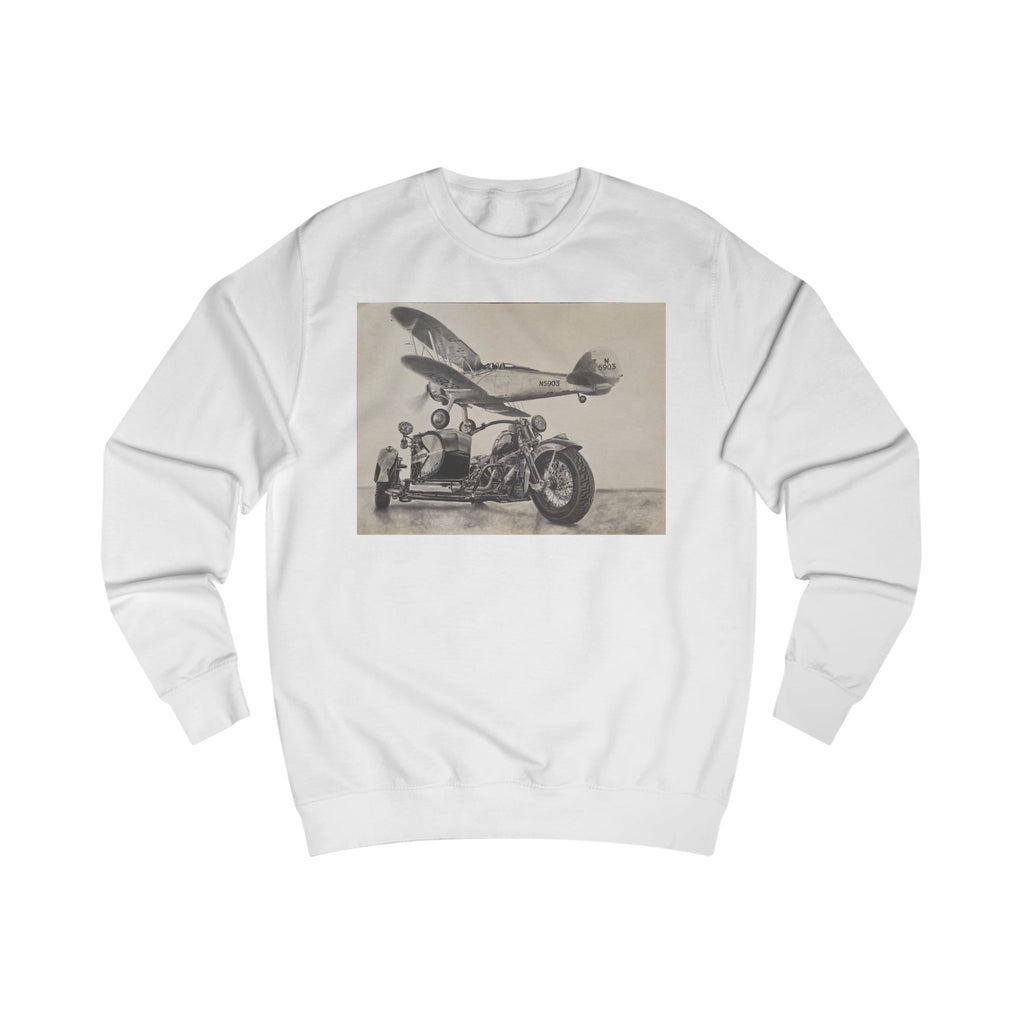 Vintage Aviation & Motorcycle Sweatshirt