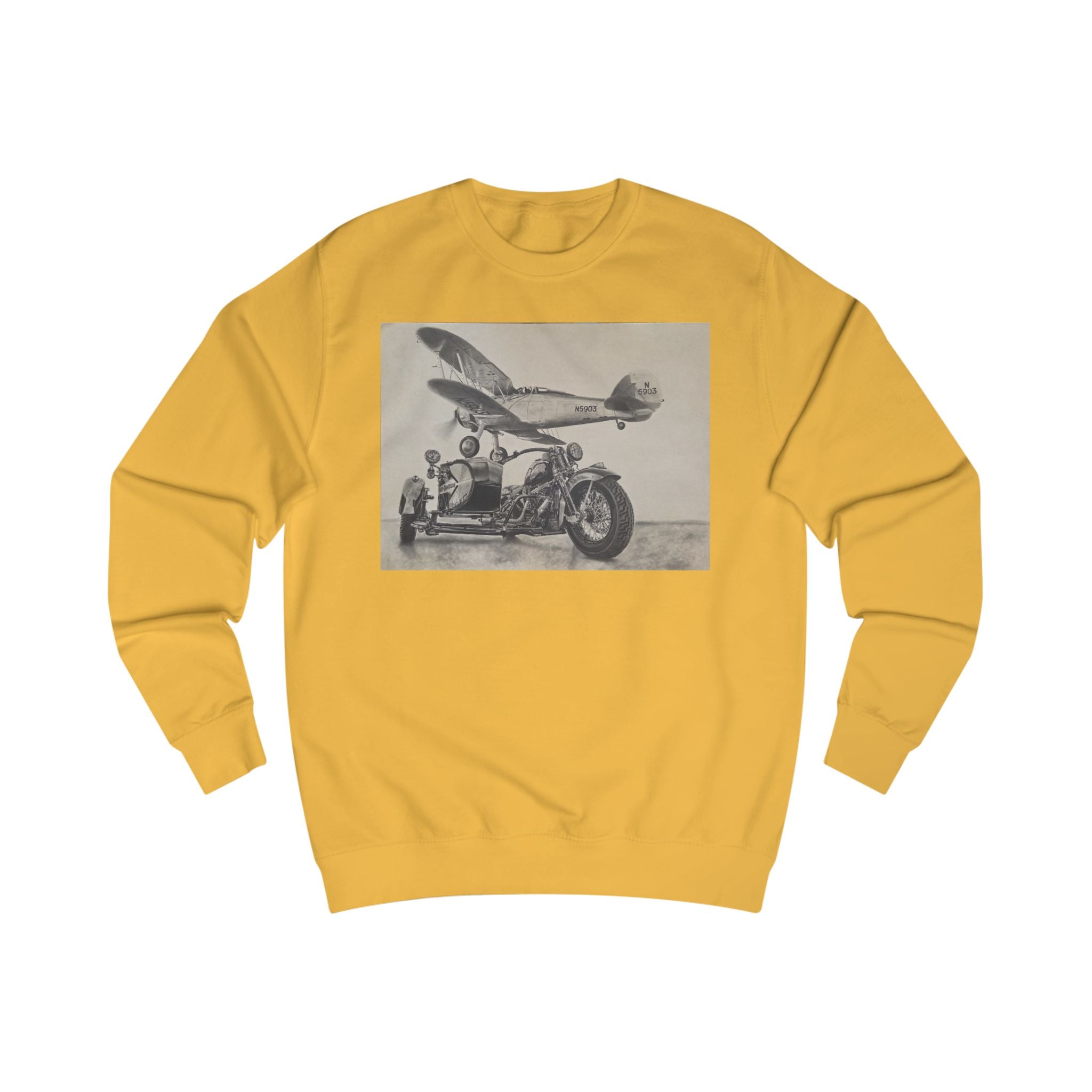 Vintage Aviation & Motorcycle Sweatshirt