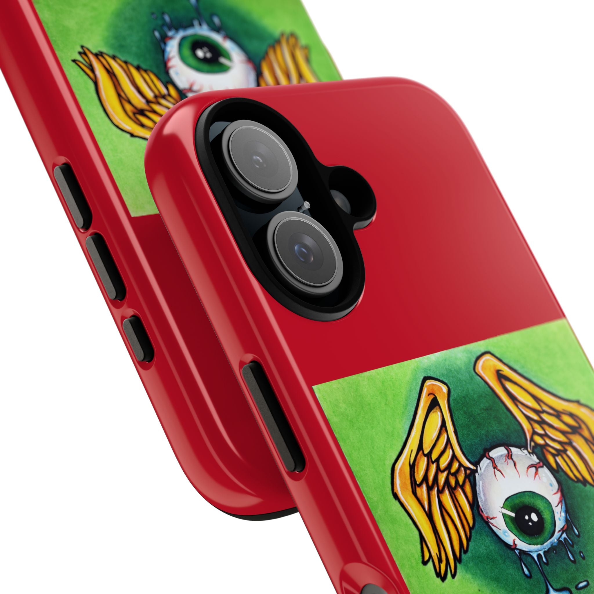 Flying Eyeball Drip Art Cases