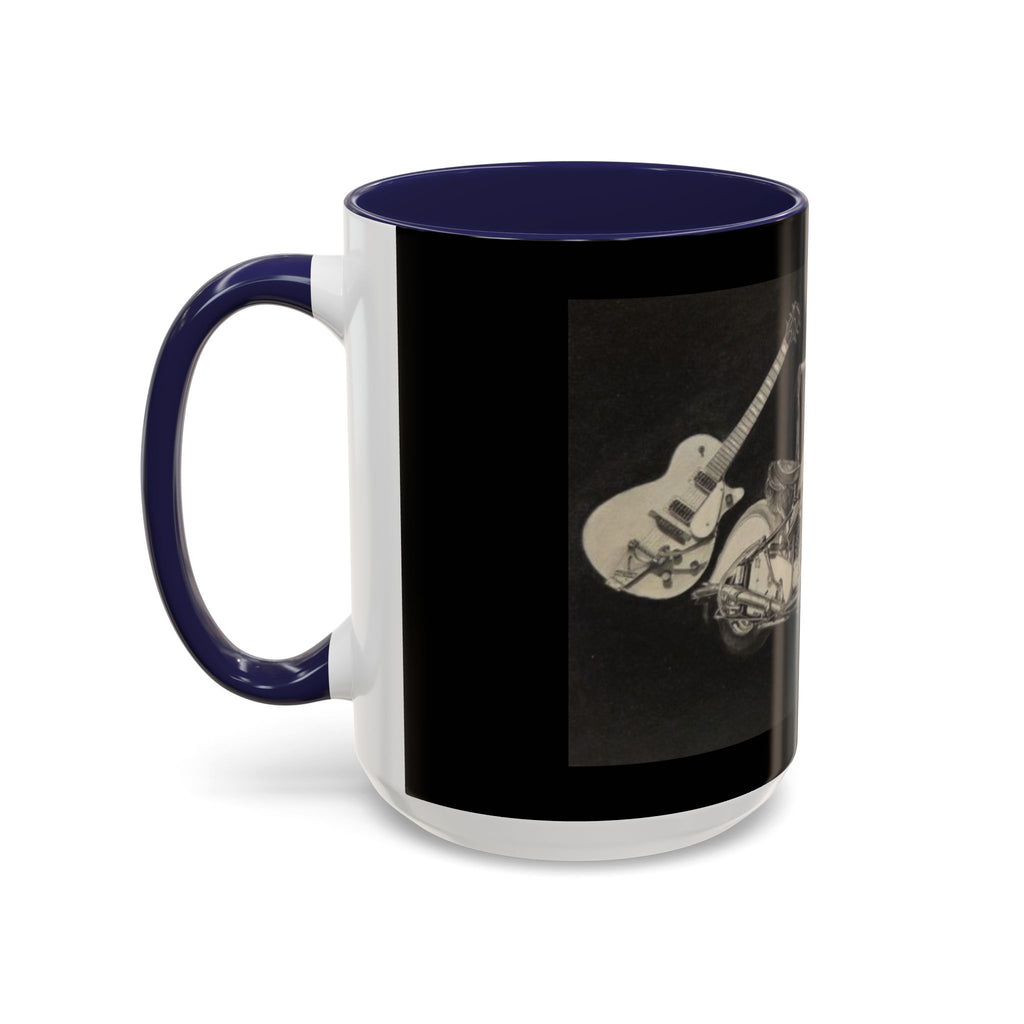 15 Vintage Motorcycle & Guitar Coffee Mug