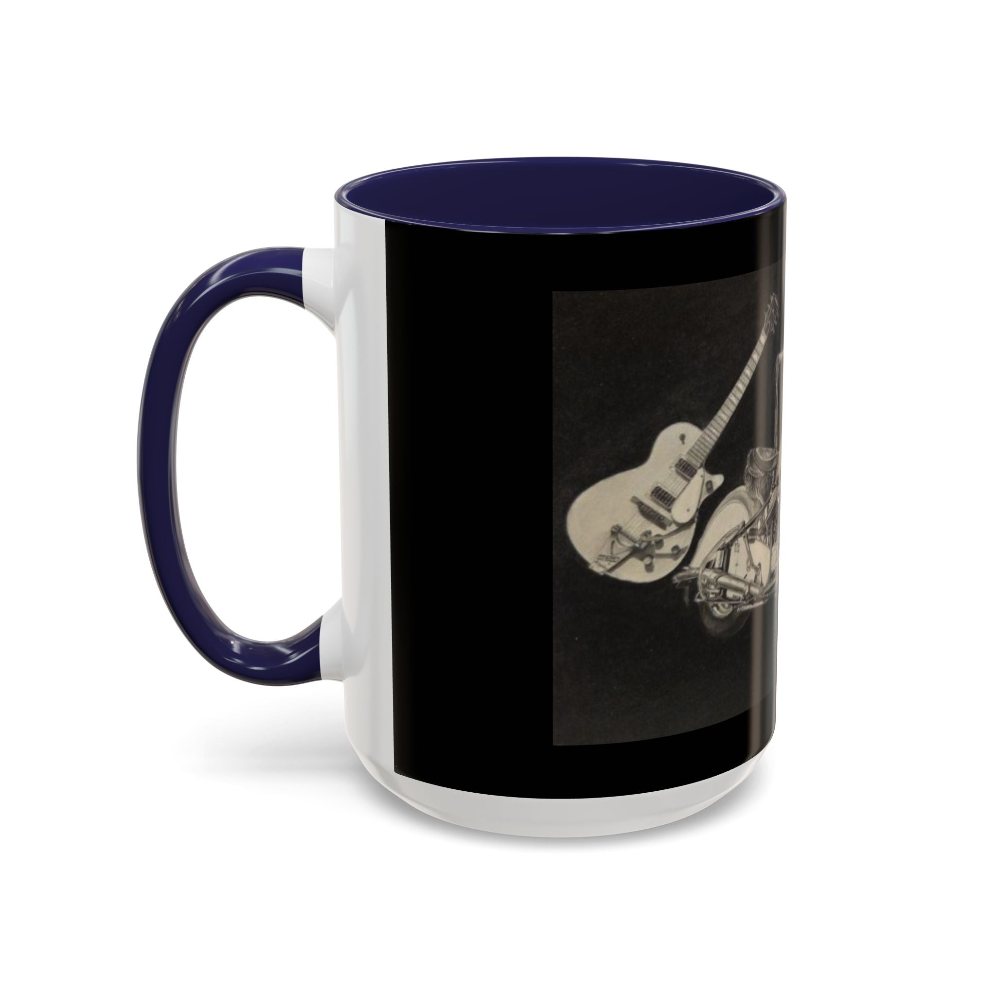 15 Vintage Motorcycle & Guitar Coffee Mug