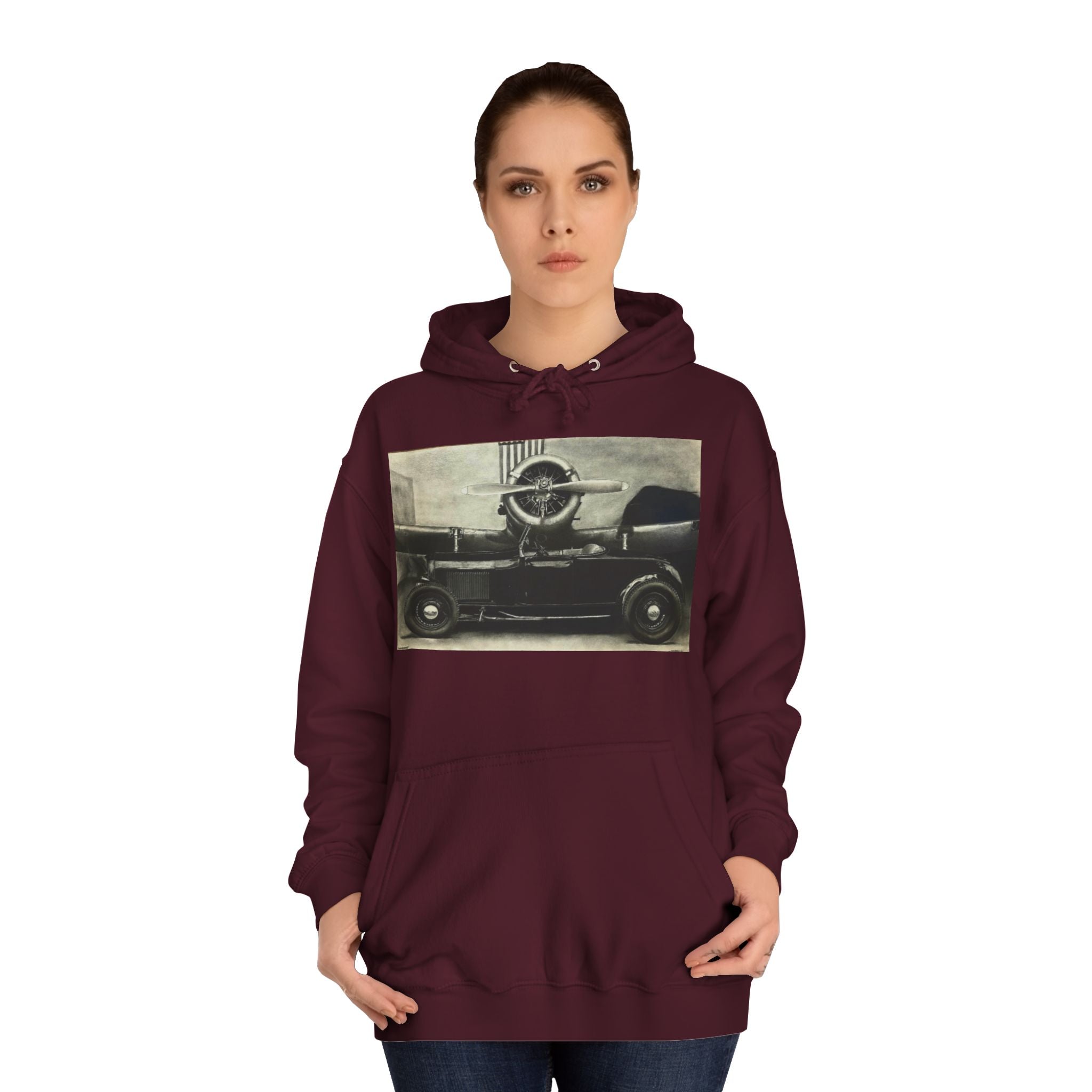 Sky and Speed Hoodie College Hoodie