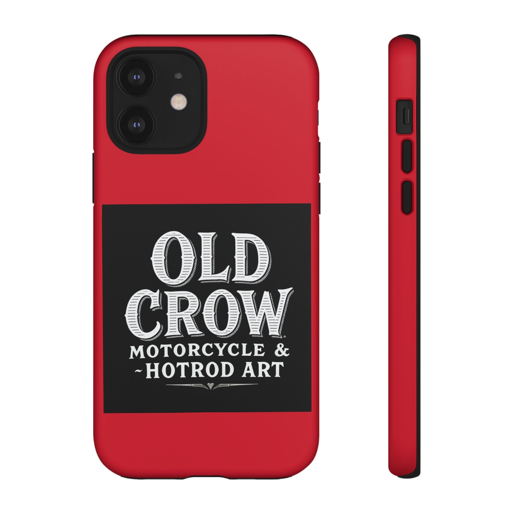 Classic Old Crow Garage Typography Cases