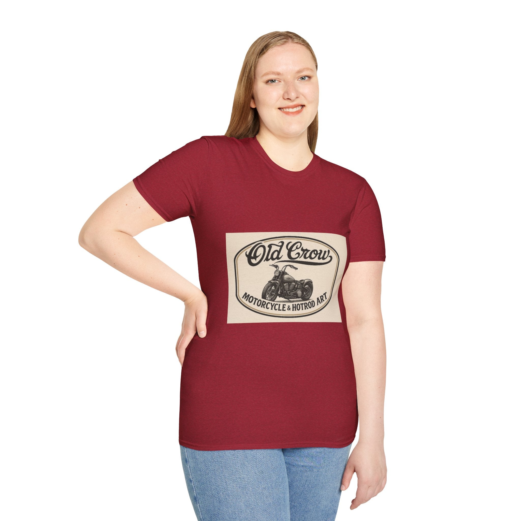 Retro Biker Life Old Crow Shop Sign T-Shirt