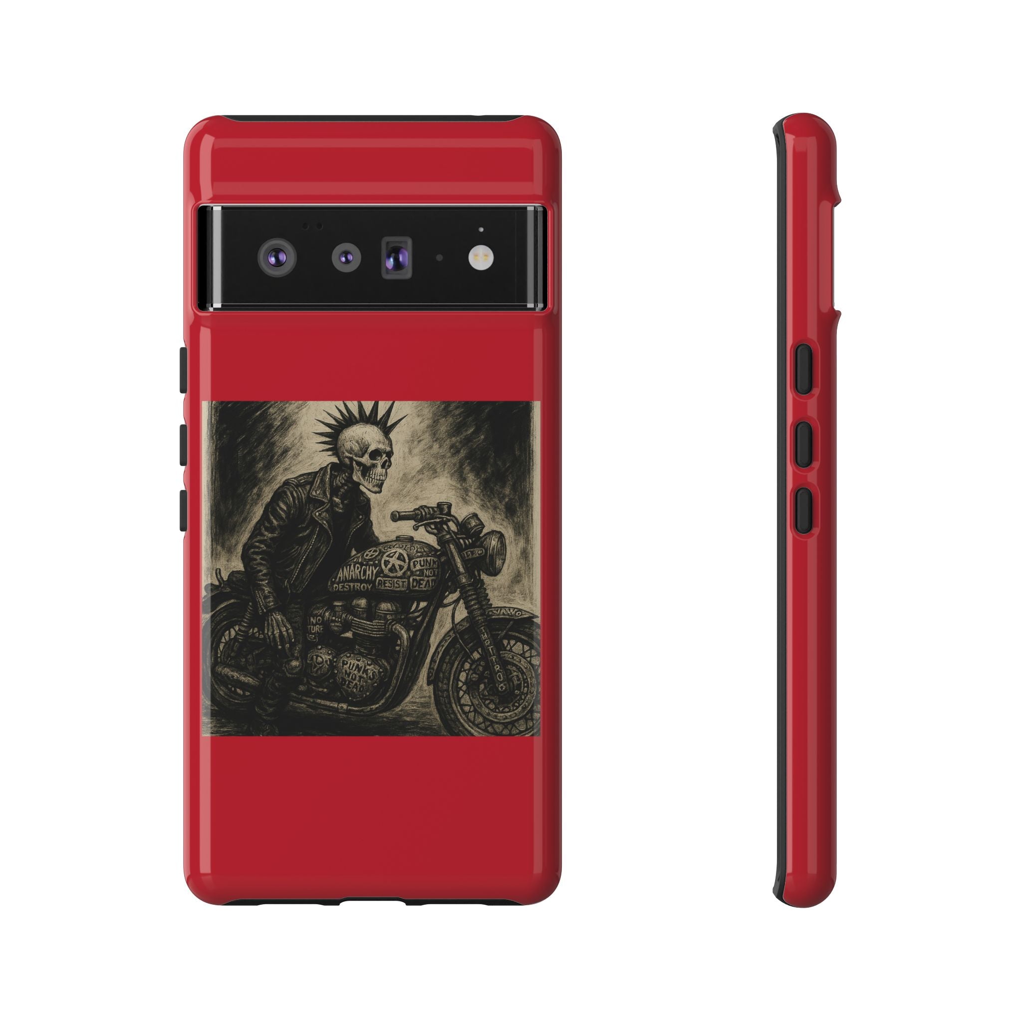 Gothic Punk Biker Skeleton Cases