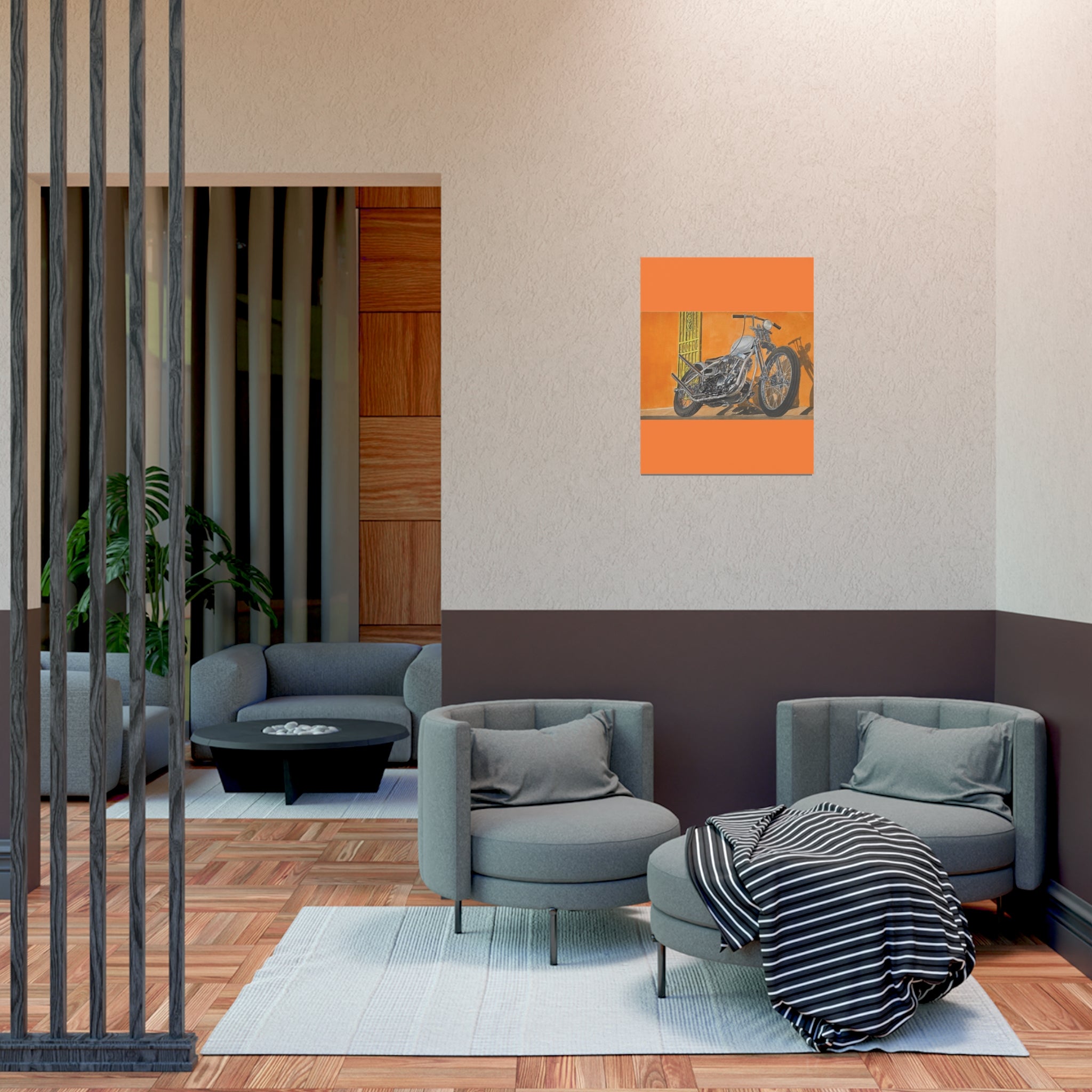 Steel Shadows  Art Print