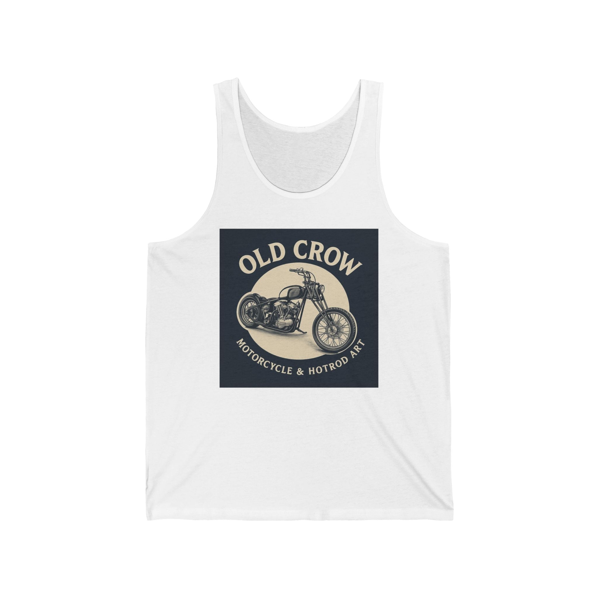 Old Crow Chopper Art Jersey Tank
