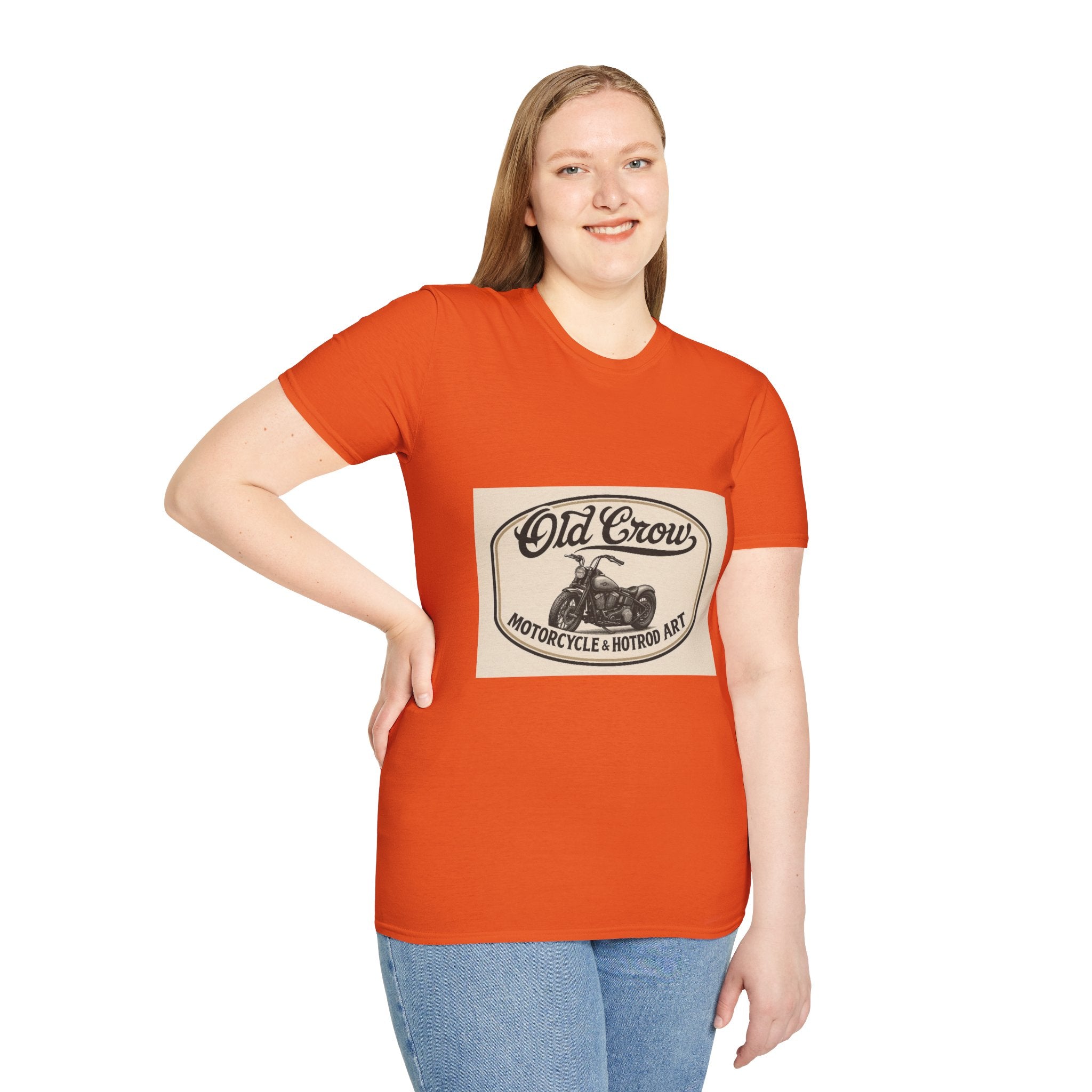 Retro Biker Life Old Crow Shop Sign T-Shirt