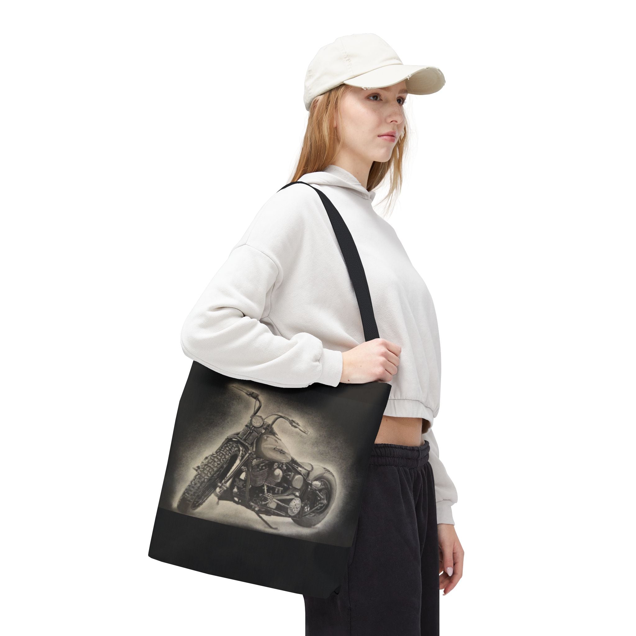 Chrome Shadow Tote Bag