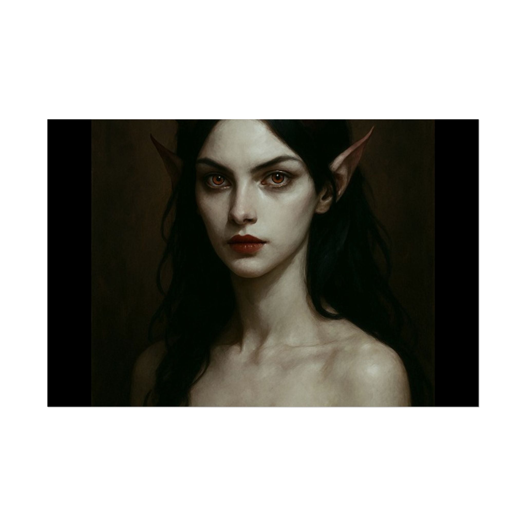 Gothic Art Rolled Posters, Dark Fantasy Wall Decor