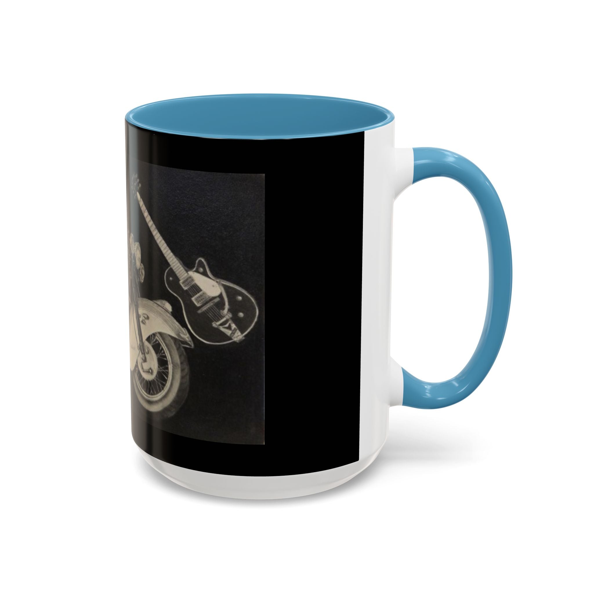 15 Vintage Motorcycle & Guitar Coffee Mug