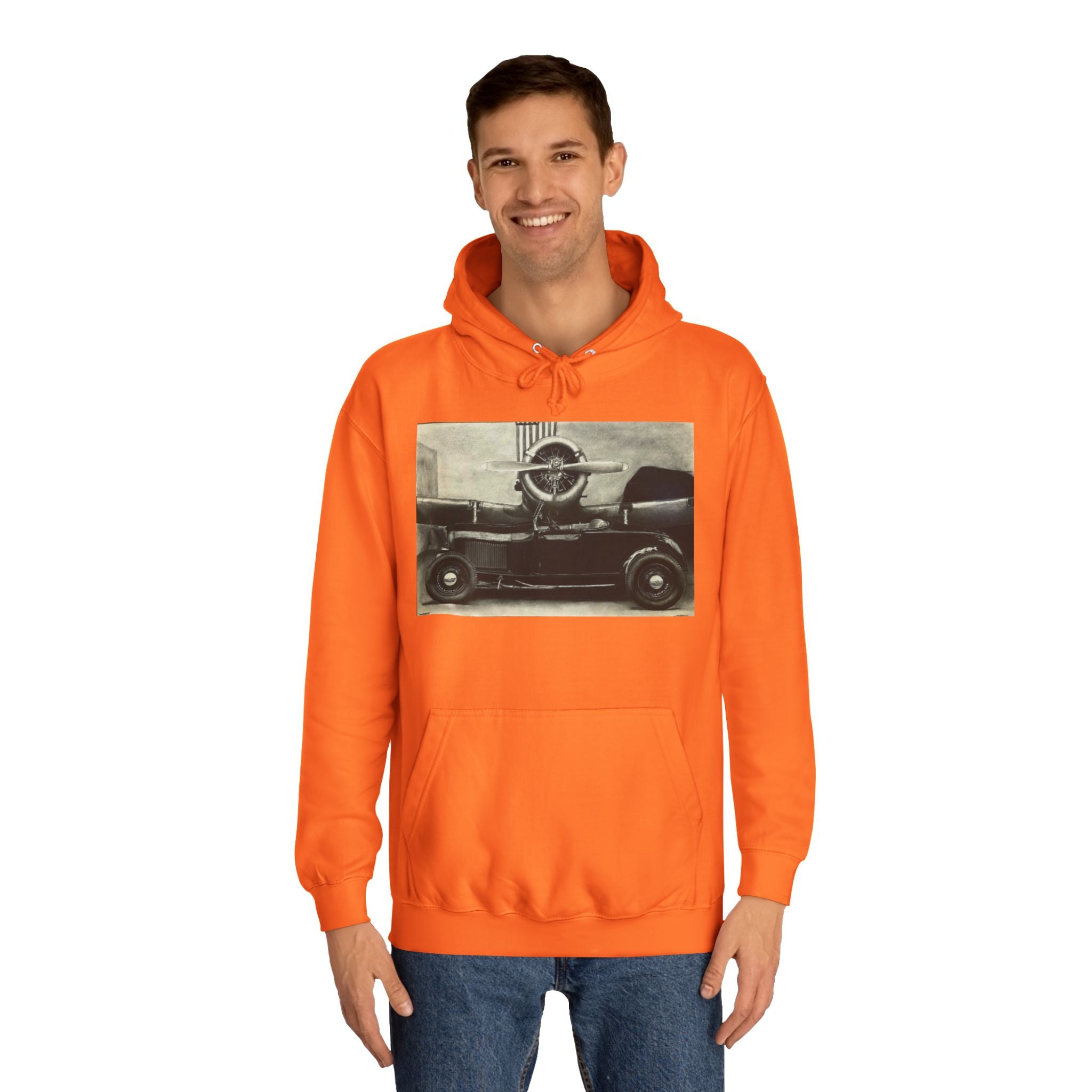 Sky and Speed Hoodie College Hoodie