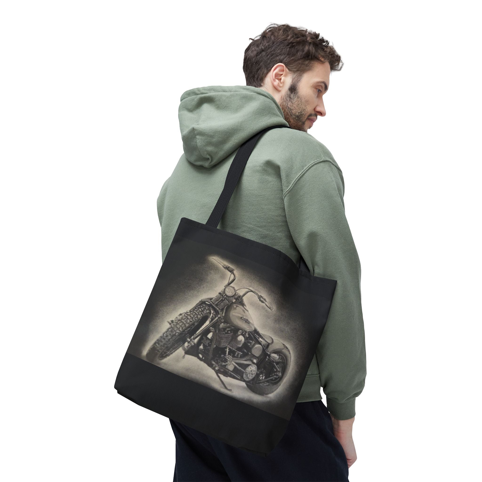 Chrome Shadow Tote Bag